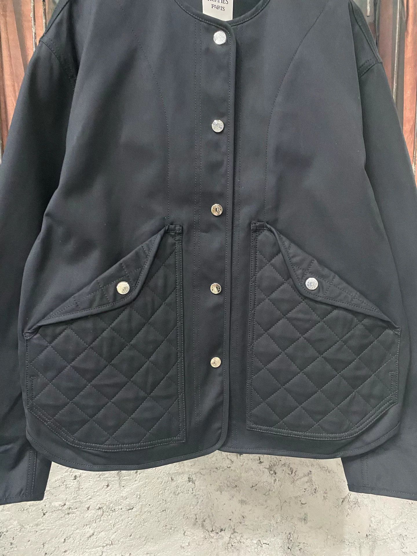 Hermes Quilted Cotton Coat