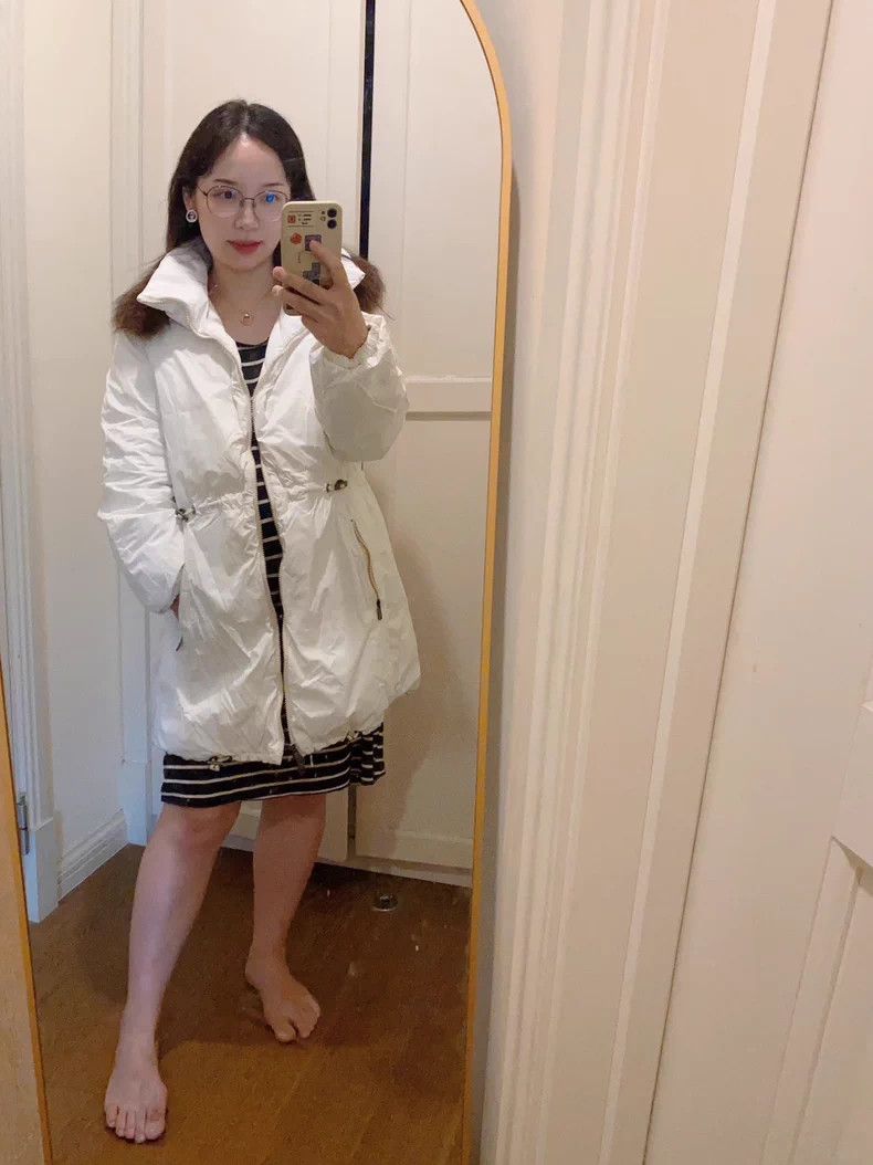 Brunello Cucinelli Brunello Cucinelli Pearl White Down Coat Size US M / EU 48-50 / 2 - 7 Thumbnail