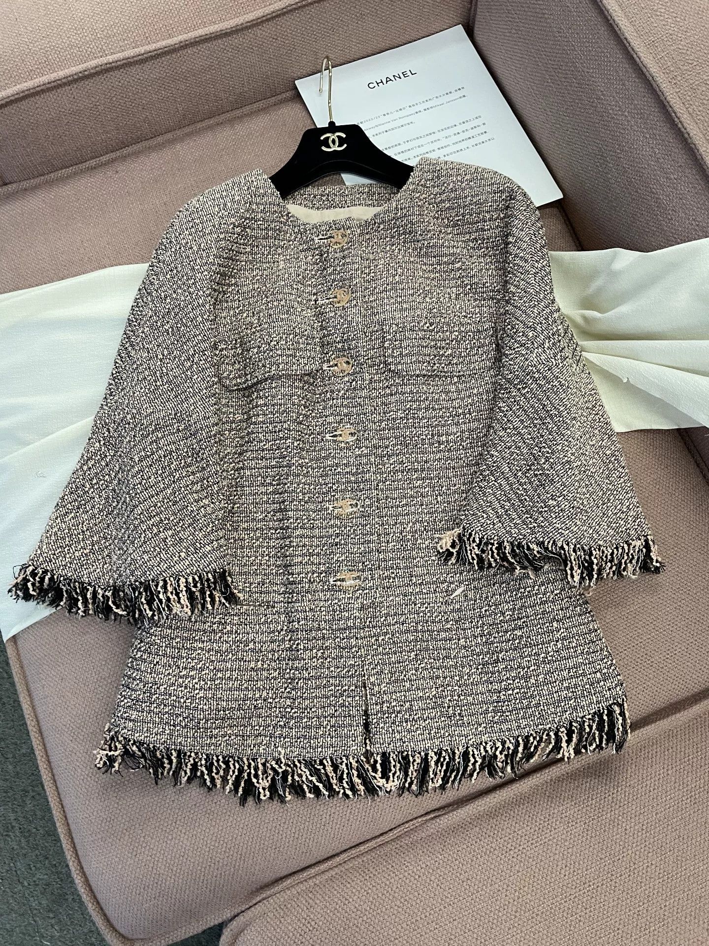 Chanel Chanel Waterfall Fringe Jacket Size US L / EU 52-54 / 3 - 3 Thumbnail