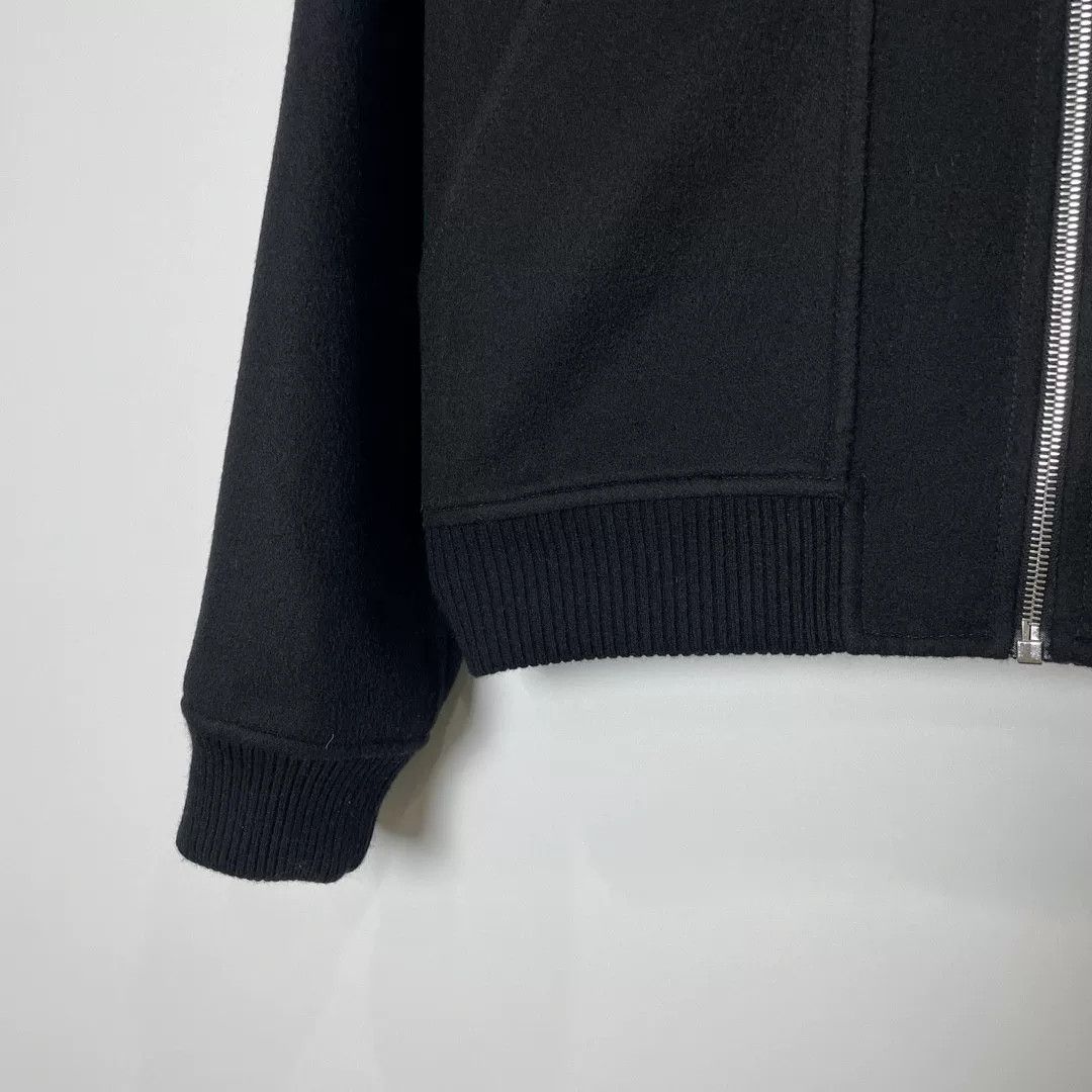 Hermes HERMES Black Zip-Up Casual Knit Top Size US XS / EU 42 / 0 - 4 Thumbnail