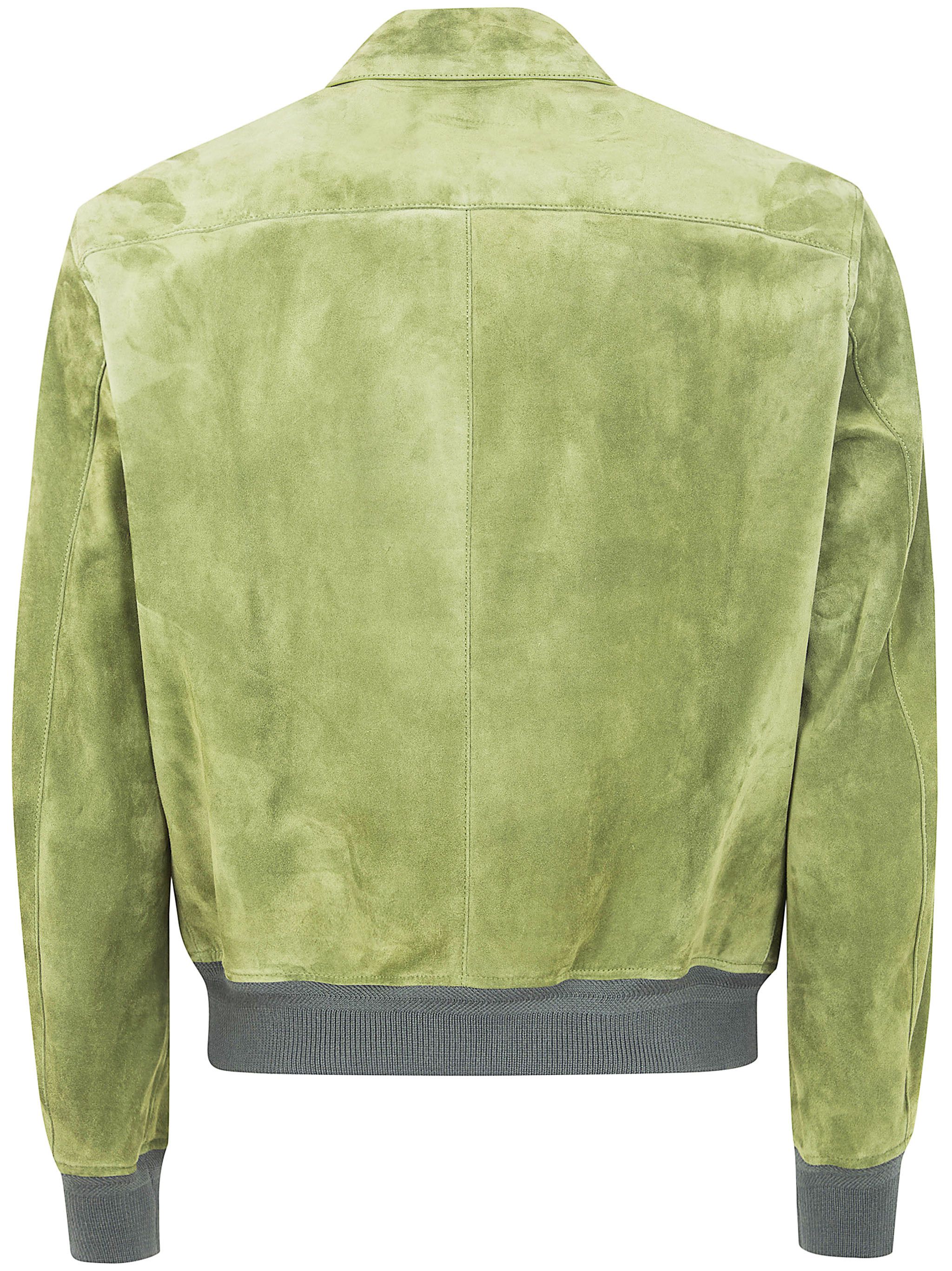 CASHMERE SUEDE COLLAR BLOUSON