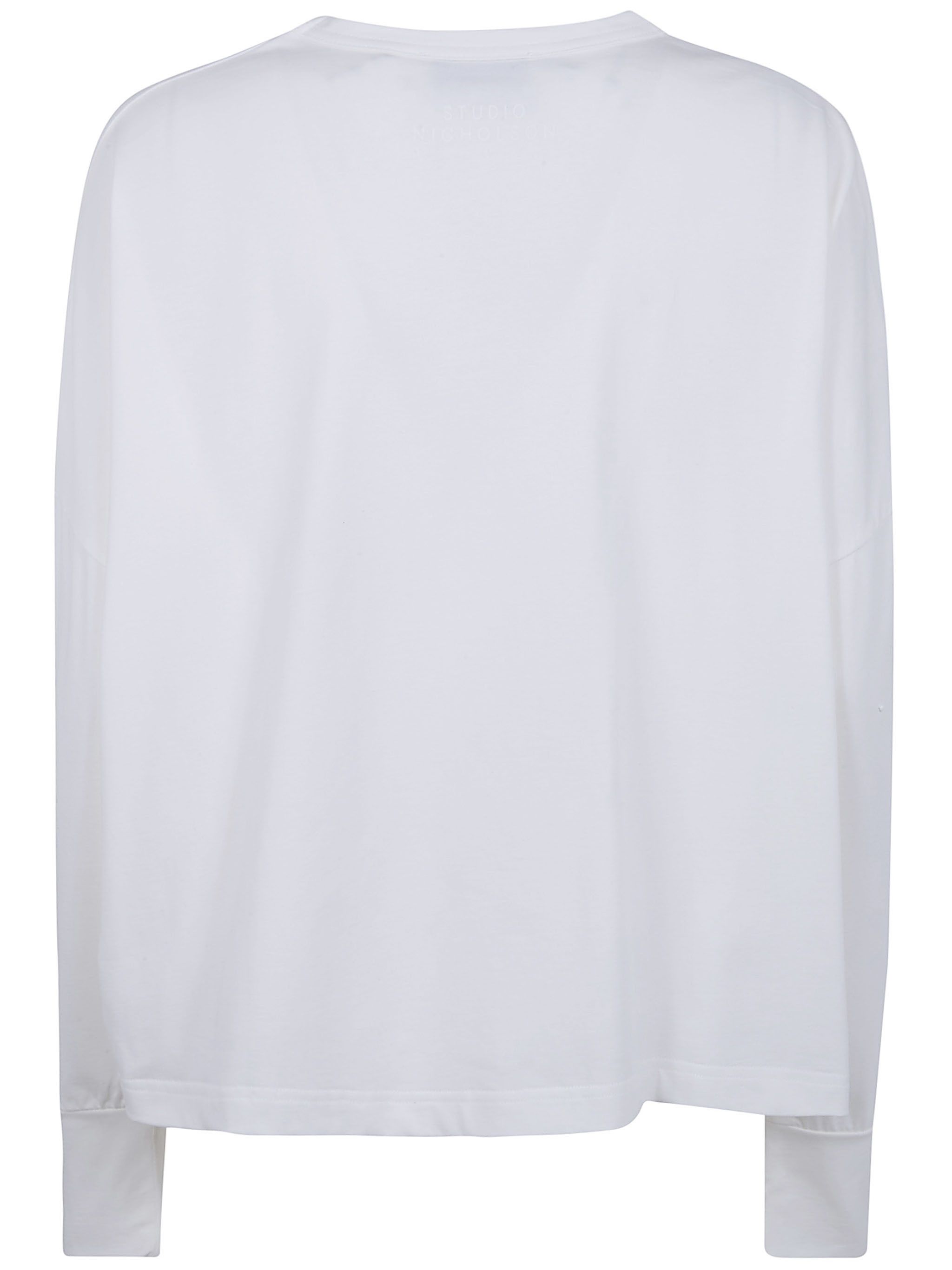 Studio Nicholson "LOOP" WOMENS LONG SLEEVE T-SHIRT Size XS / US 0-2 / IT 36-38 - 7 Thumbnail