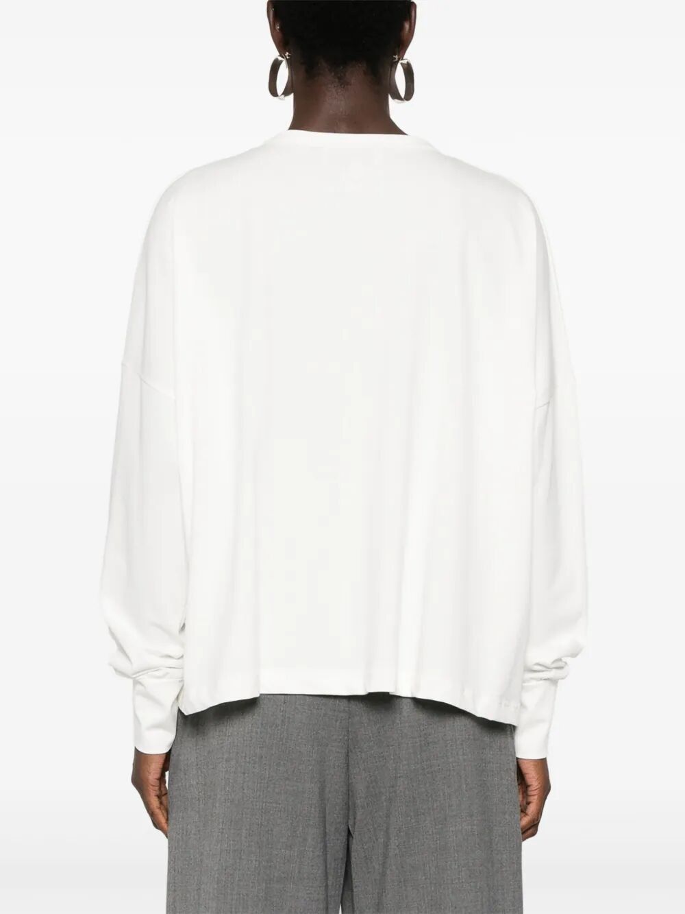 Studio Nicholson "LOOP" WOMENS LONG SLEEVE T-SHIRT Size XS / US 0-2 / IT 36-38 - 5 Thumbnail
