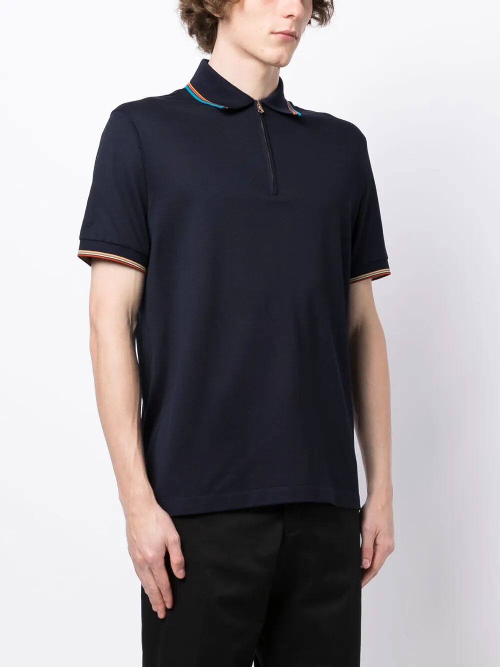 Paul Smith MENS POLO SHIRT STR DETAIL Size US XXL / EU 58 / 5 - 3 Thumbnail