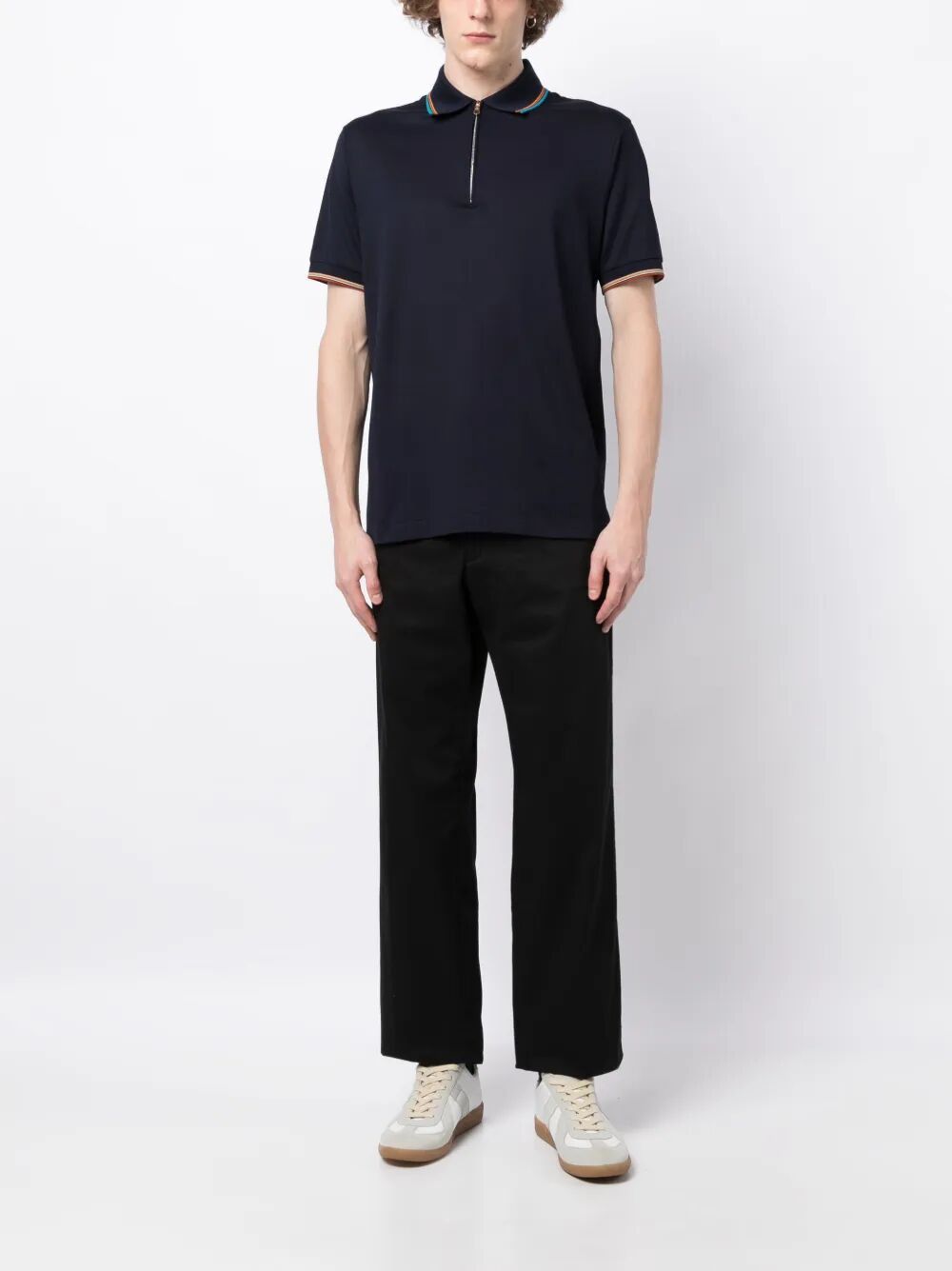 Paul Smith MENS POLO SHIRT STR DETAIL Size US XXL / EU 58 / 5 - 4 Thumbnail