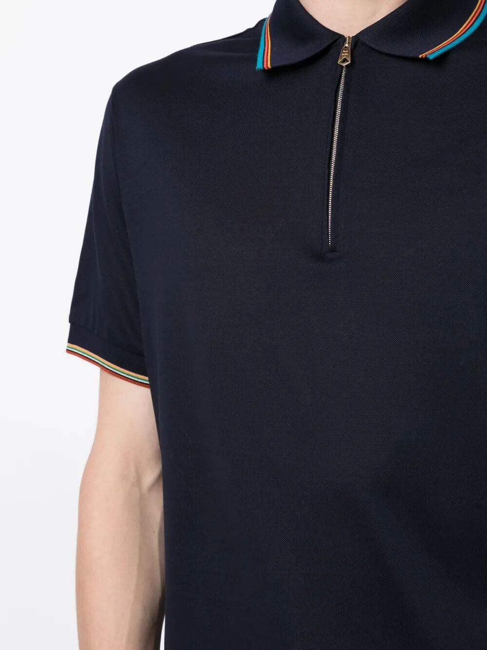 Paul Smith MENS POLO SHIRT STR DETAIL Size US XXL / EU 58 / 5 - 2 Thumbnail