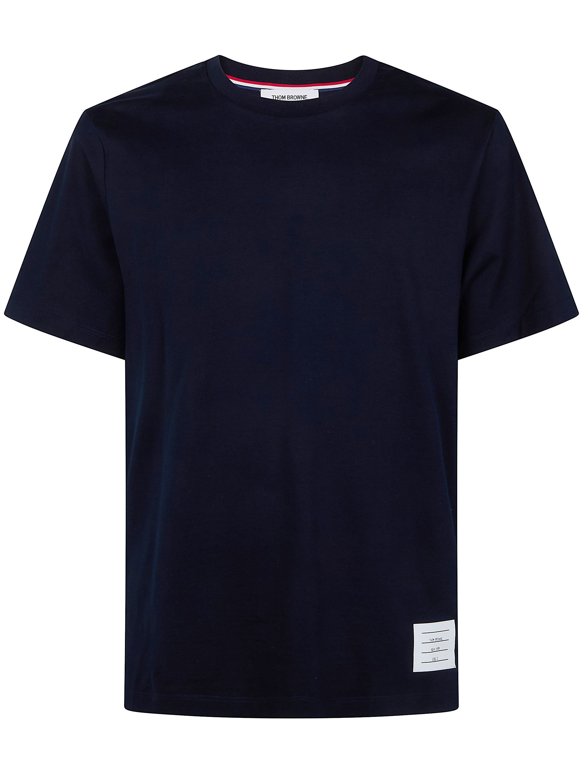 Thom Browne RELAXED FIT SS TEE WITH SIDE SLIT IN MEDIUM WEIGHT JERSEY Size US M / EU 48-50 / 2 - 6 Thumbnail