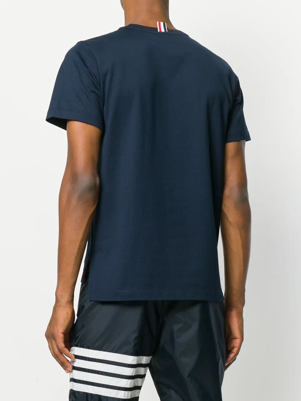 Thom Browne RELAXED FIT SS TEE WITH SIDE SLIT IN MEDIUM WEIGHT JERSEY Size US M / EU 48-50 / 2 - 4 Thumbnail