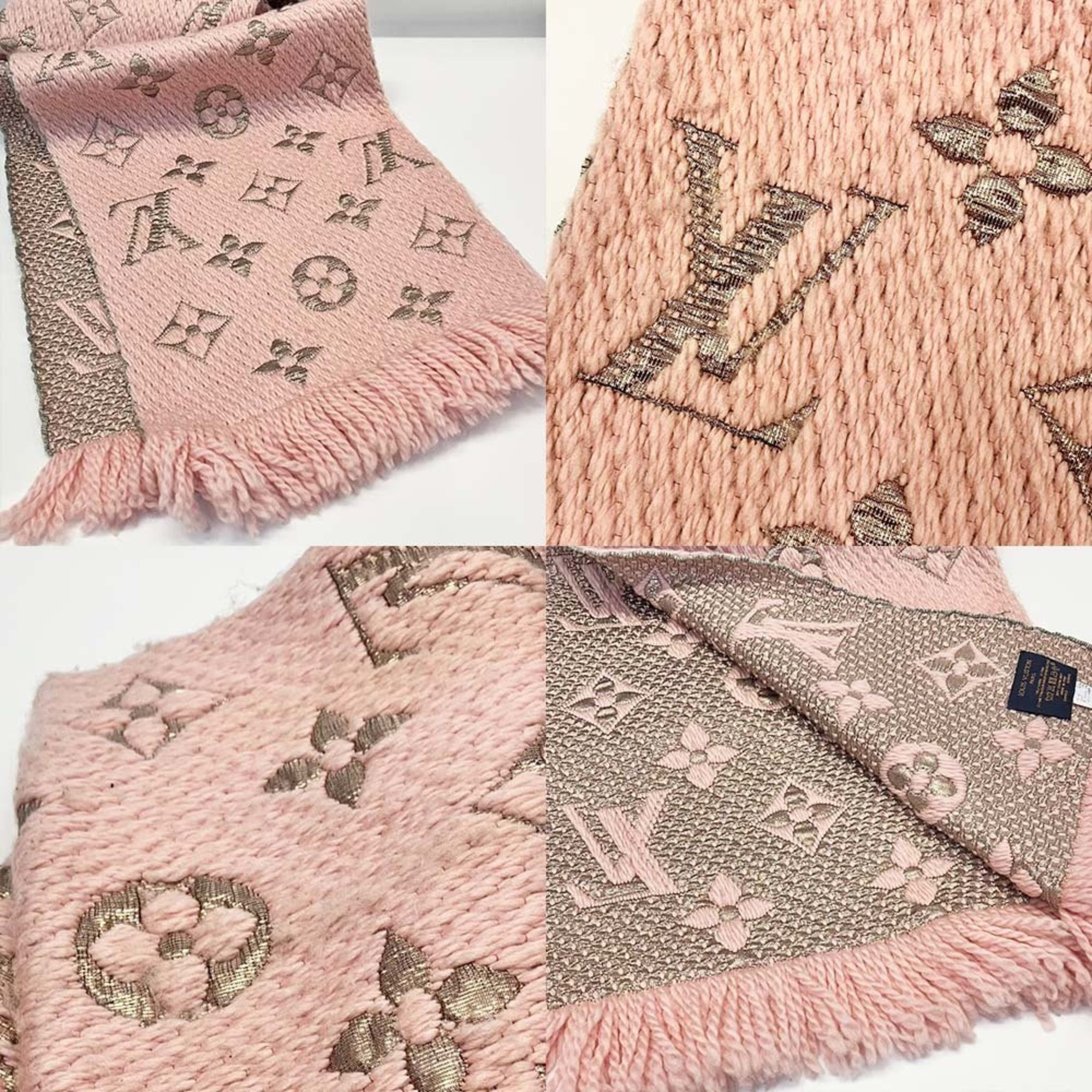 Louis Vuitton Louis Vuitton Echarpe Scarf Mania Shine Silk and Wool M70466 Size ONE SIZE - 4 Thumbnail