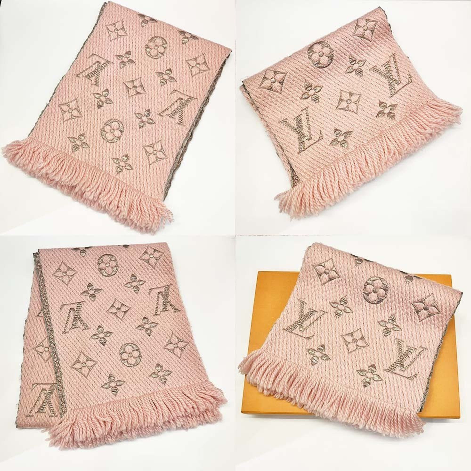 Louis Vuitton Louis Vuitton Echarpe Scarf Mania Shine Silk and Wool M70466 Size ONE SIZE - 2 Thumbnail