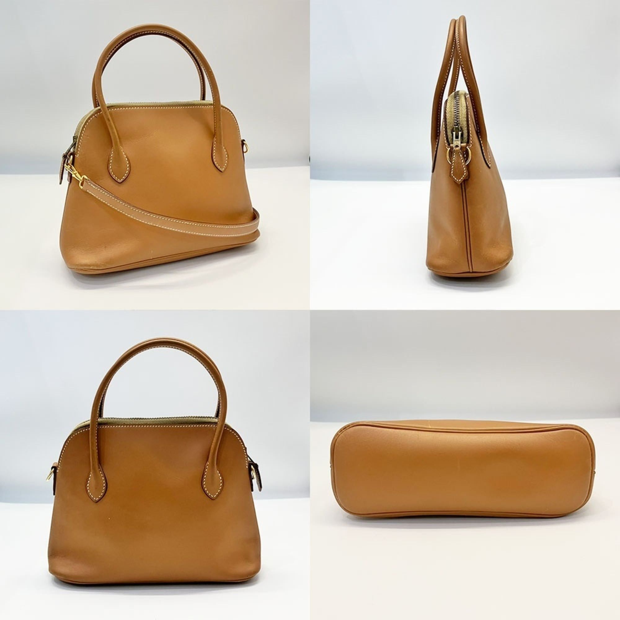 Hermes Hermes Mini Bolide 20 Leather Handbag/Shoulder Bag Size ONE SIZE - 3 Thumbnail