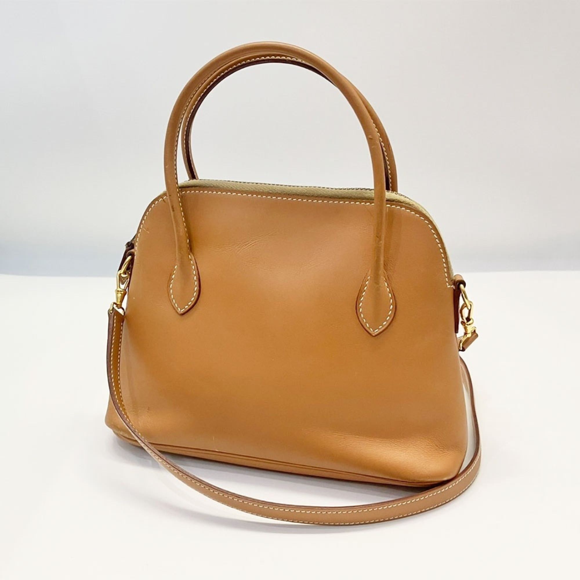 Hermes Hermes Mini Bolide 20 Leather Handbag/Shoulder Bag Size ONE SIZE - 2 Thumbnail