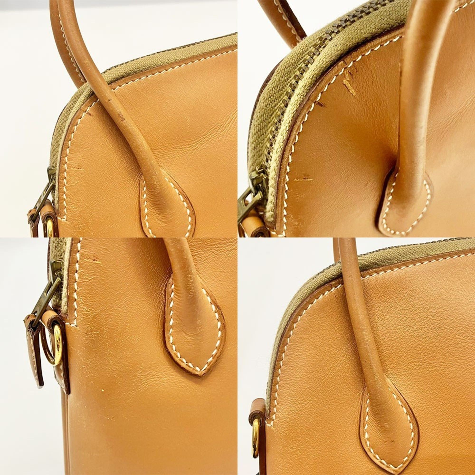 Hermes Hermes Mini Bolide 20 Leather Handbag/Shoulder Bag Size ONE SIZE - 5 Thumbnail