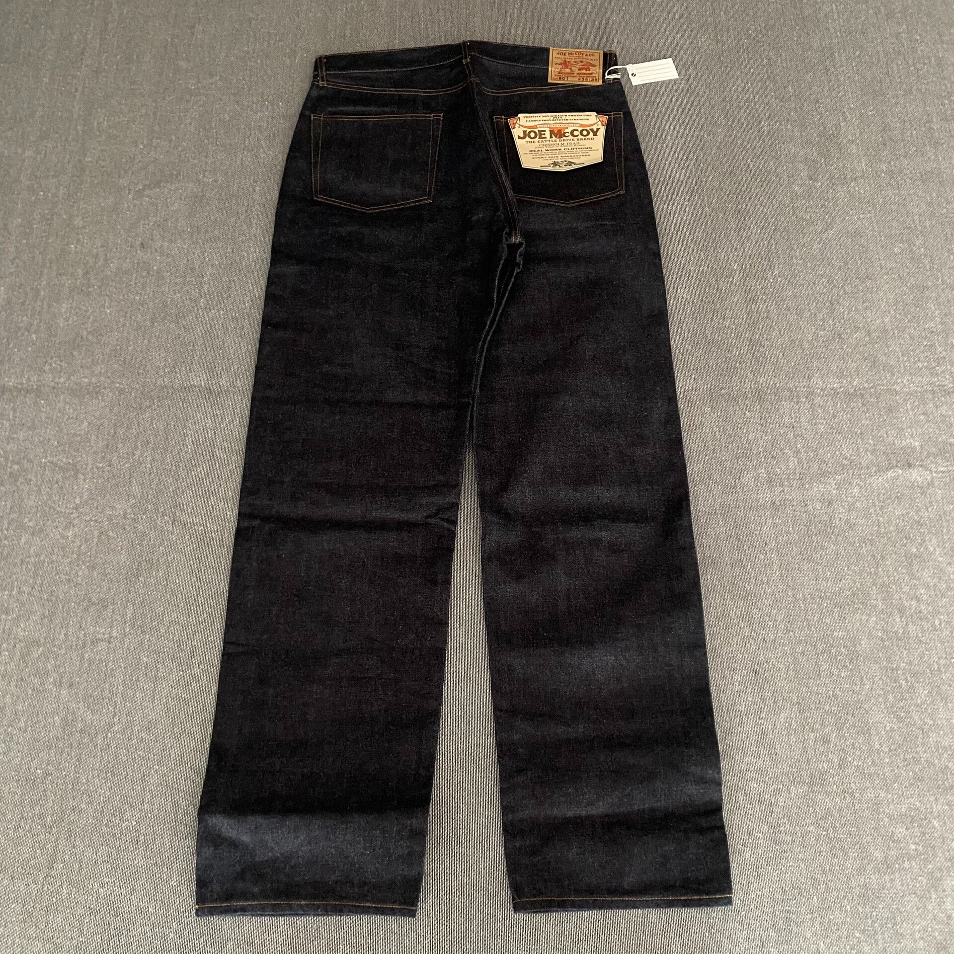 The Real McCoy's Joe Mccoy Original Color Denim Pants Size US 36 / EU 52 - 3 Thumbnail