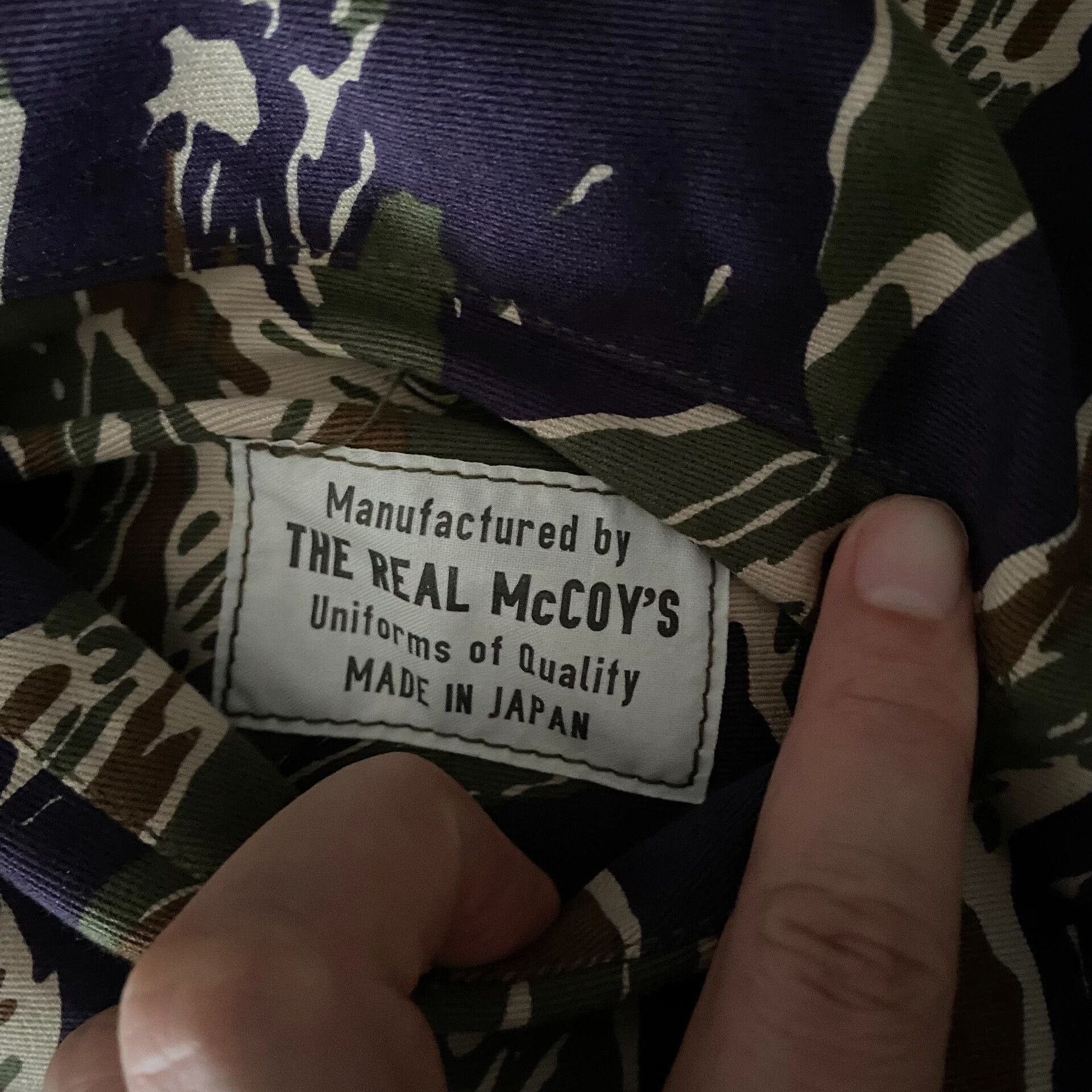 The Real McCoy's The Real McCoy's Tiger Camouflage Jacket Size US L / EU 52-54 / 3 - 8 Thumbnail