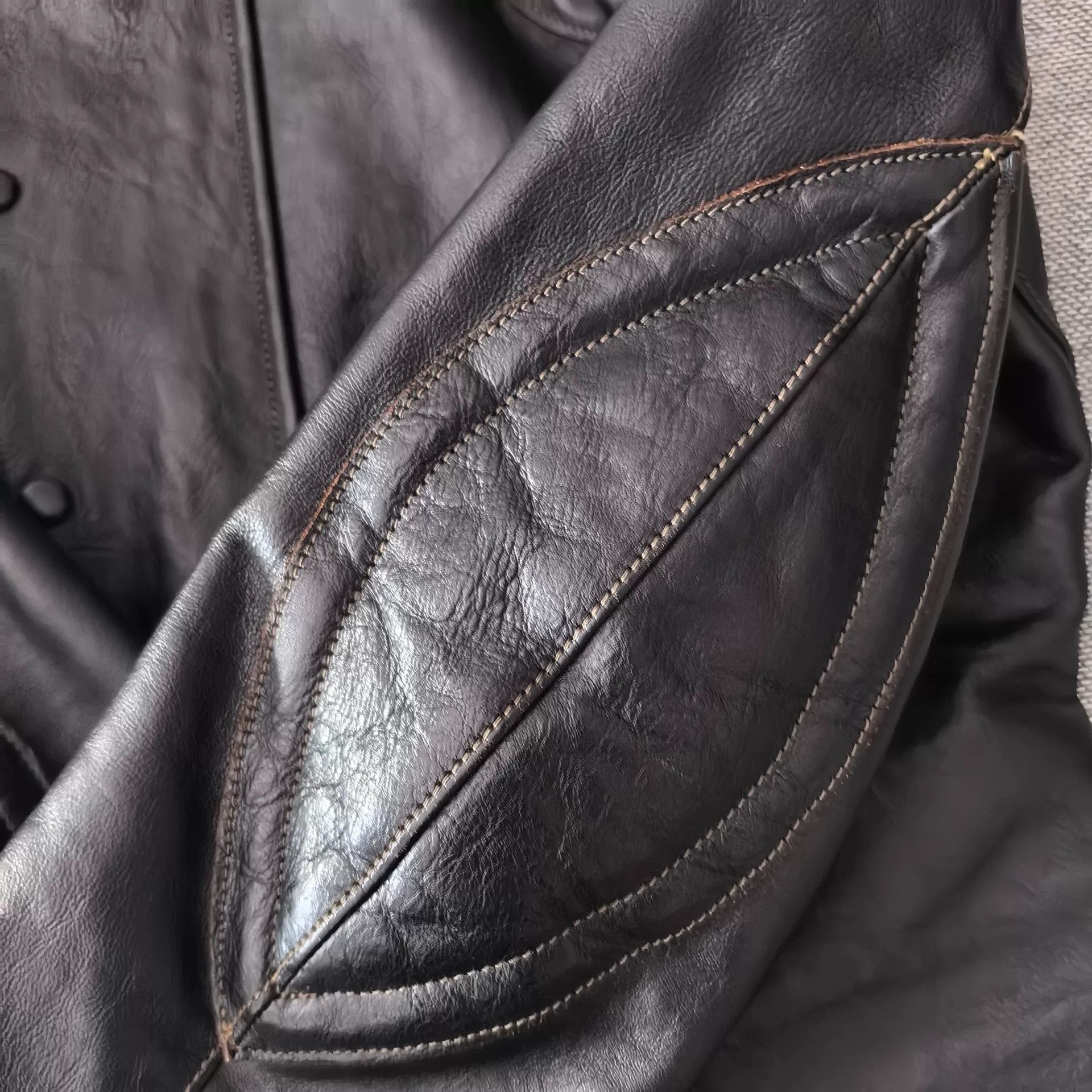 TOYS McCOY Toys McCoy Black Leather Racing Jacket Size US M / EU 48-50 / 2 - 6 Thumbnail