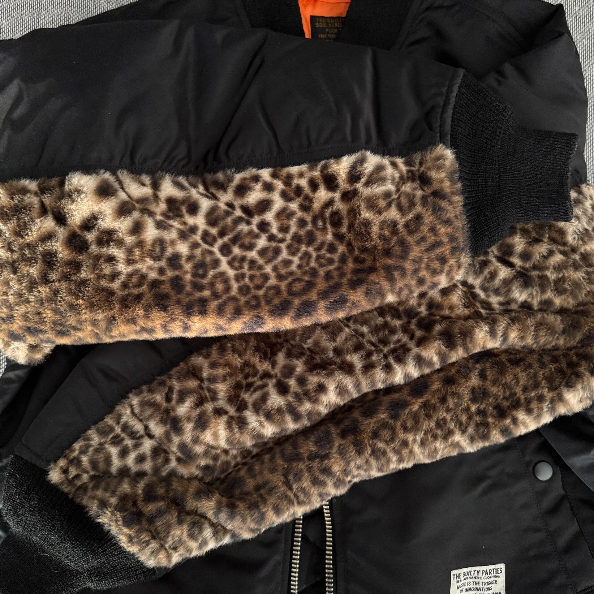Wacko Maria Wacko Maria Leopard Print MA1 Flight Jacket Size US M / EU 48-50 / 2 - 5 Thumbnail