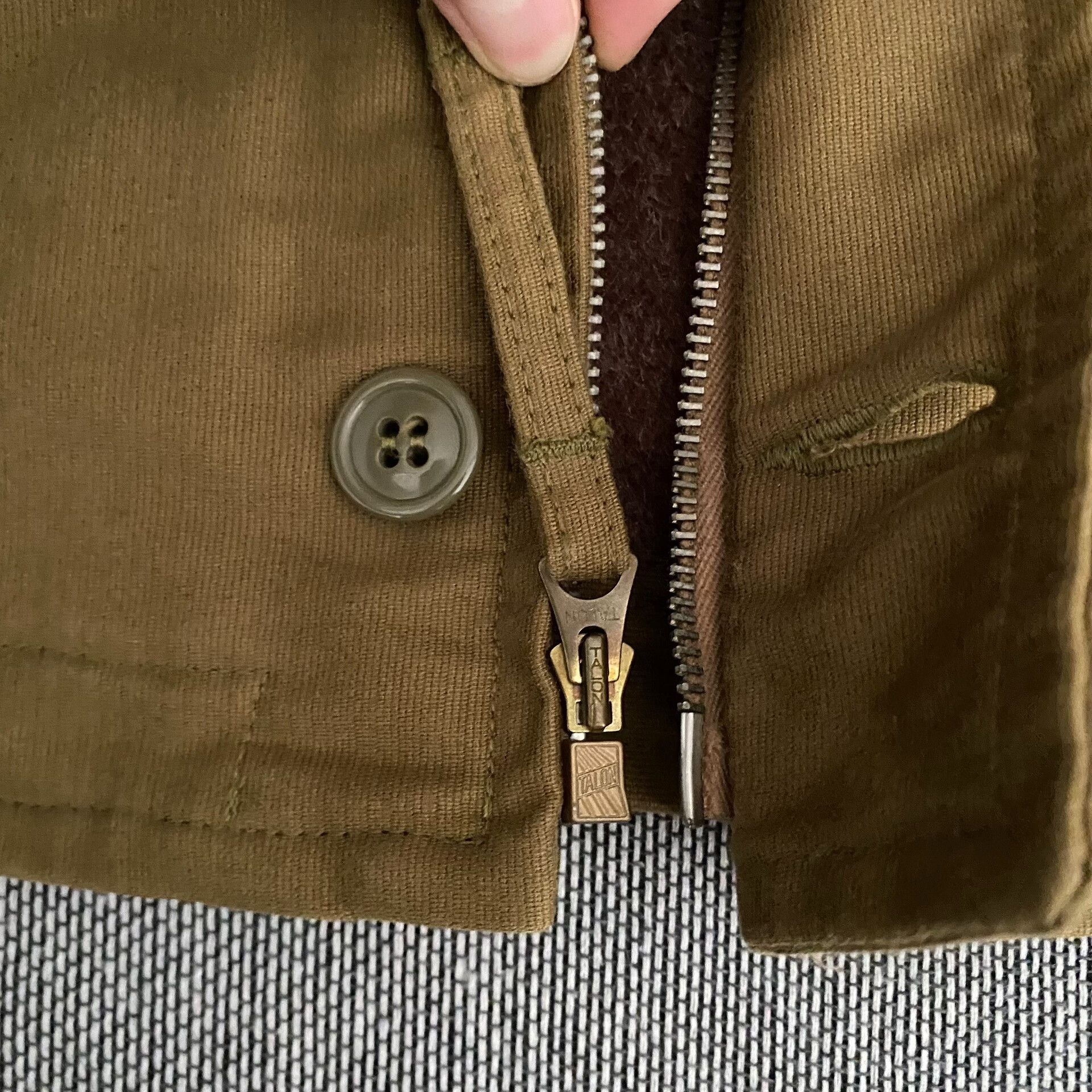 TOYS McCOY Toys Mccoy N1 Canvas Alpaca Wool Jacket Size US M / EU 48-50 / 2 - 7 Thumbnail