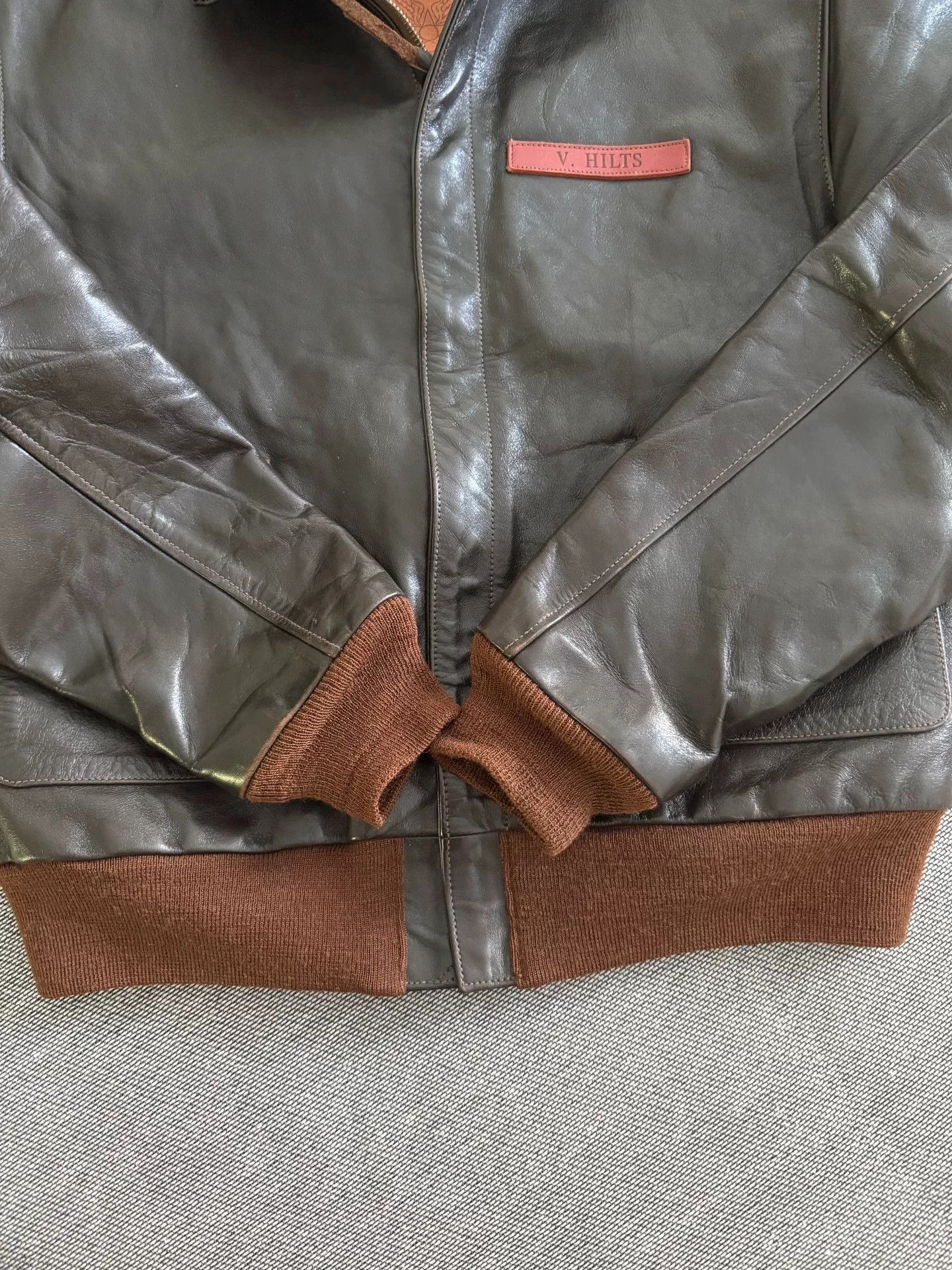 TOYS McCOY Toys McCoy A2 Flight Jacket in Brown Leather Size US L / EU 52-54 / 3 - 4 Thumbnail