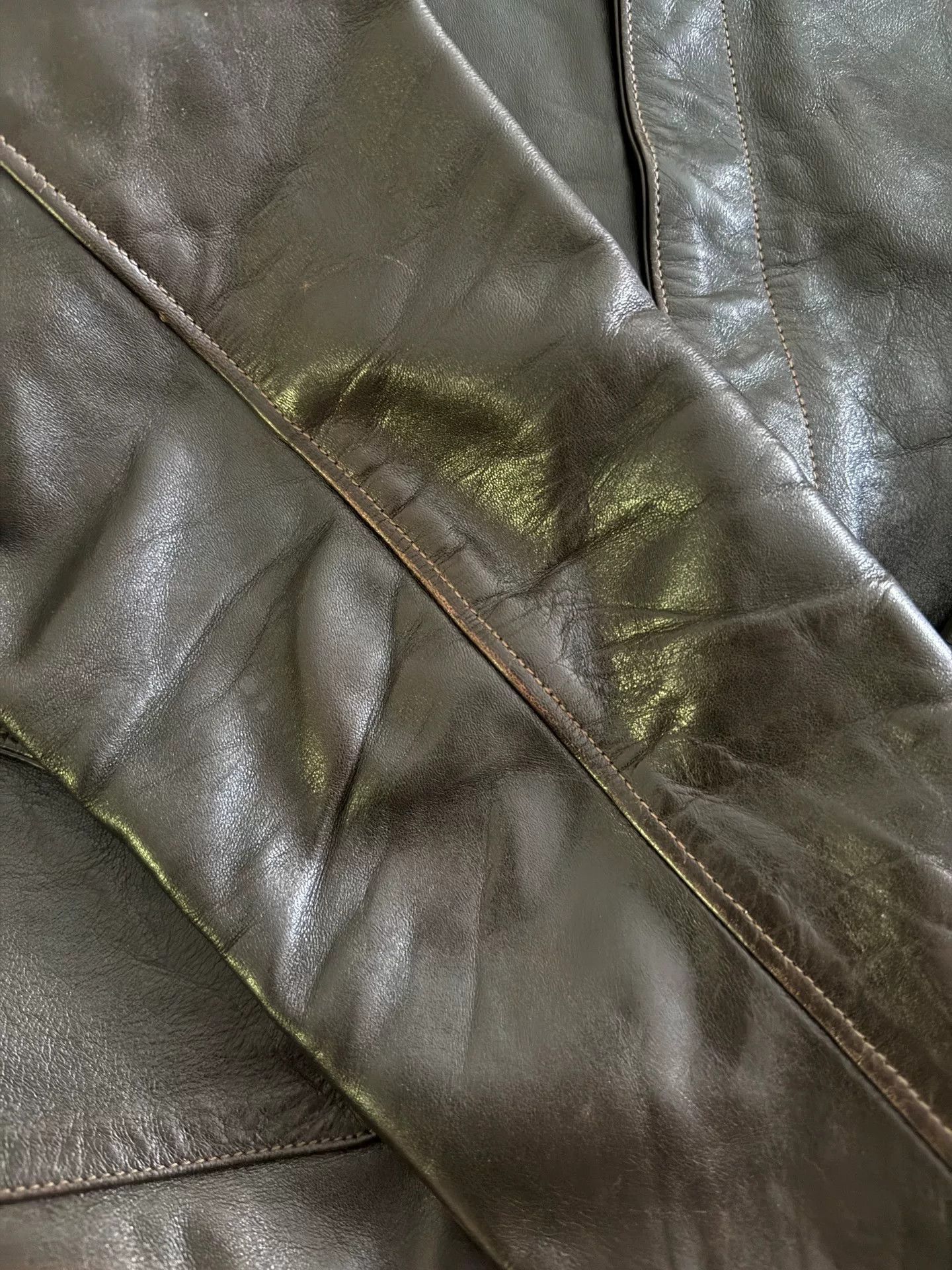 TOYS McCOY Toys McCoy A2 Flight Jacket in Brown Leather Size US L / EU 52-54 / 3 - 5 Thumbnail