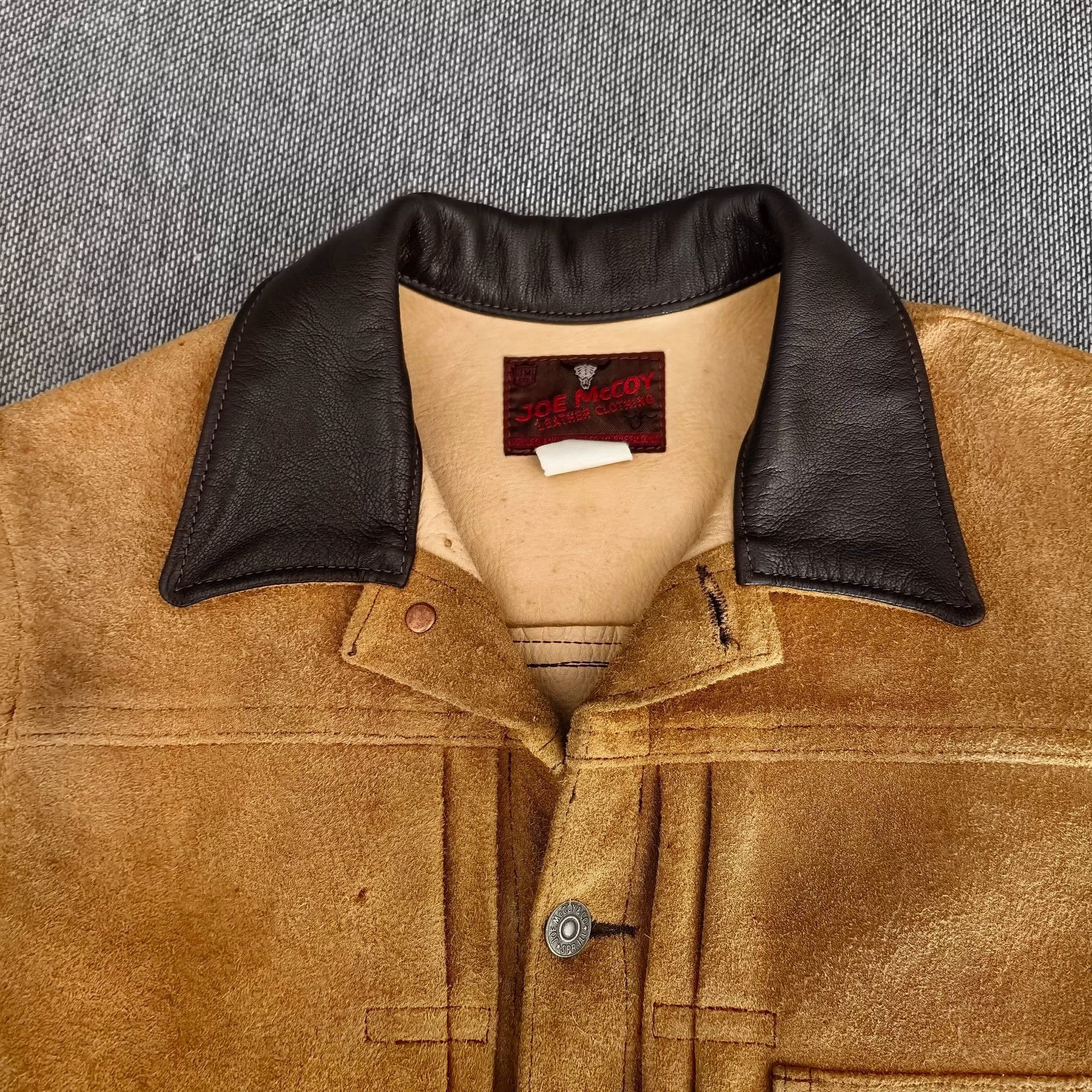 The Real McCoy's real mccoys joe mccoy suede leather jacket Size US S / EU 44-46 / 1 - 9 Thumbnail