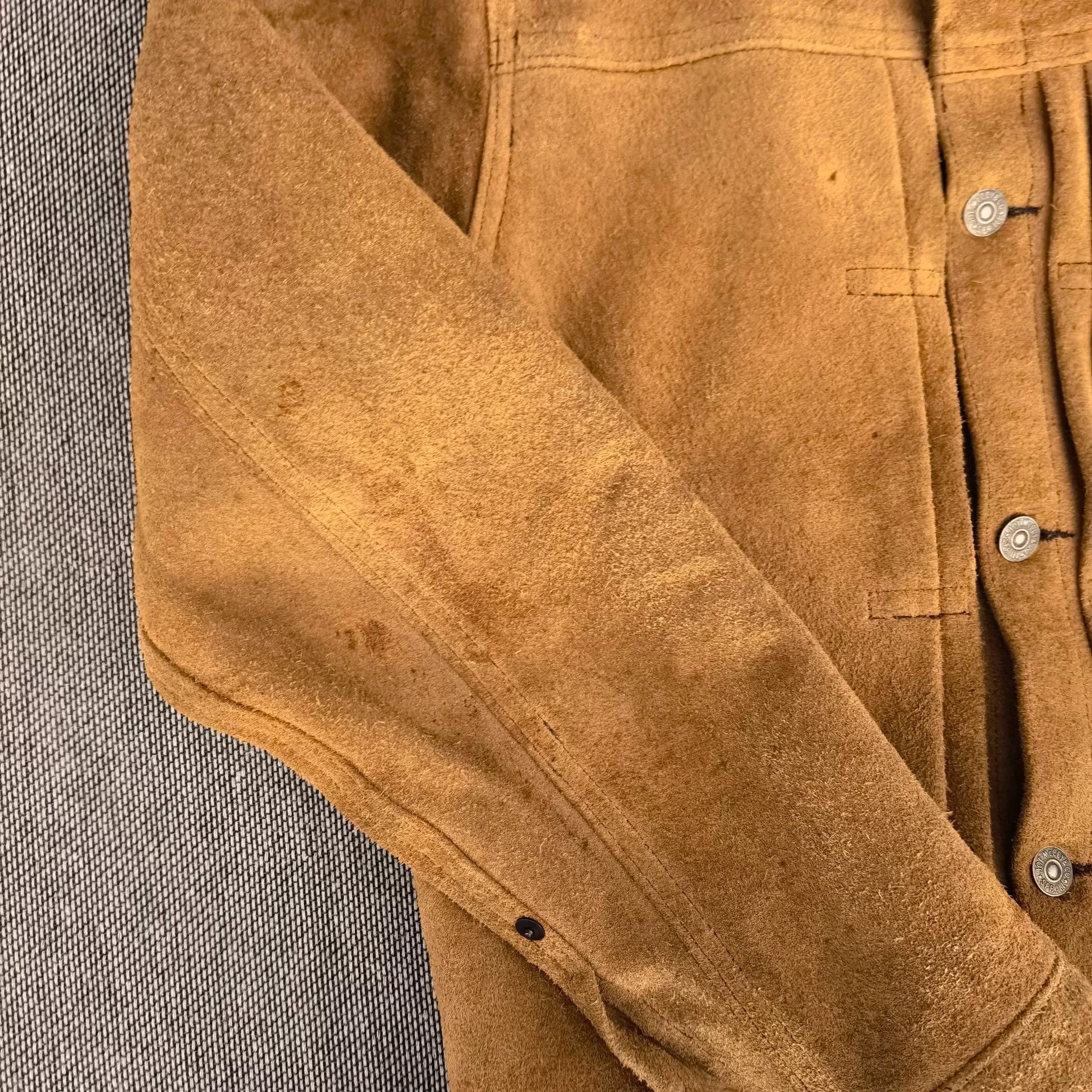 The Real McCoy's real mccoys joe mccoy suede leather jacket Size US S / EU 44-46 / 1 - 5 Thumbnail