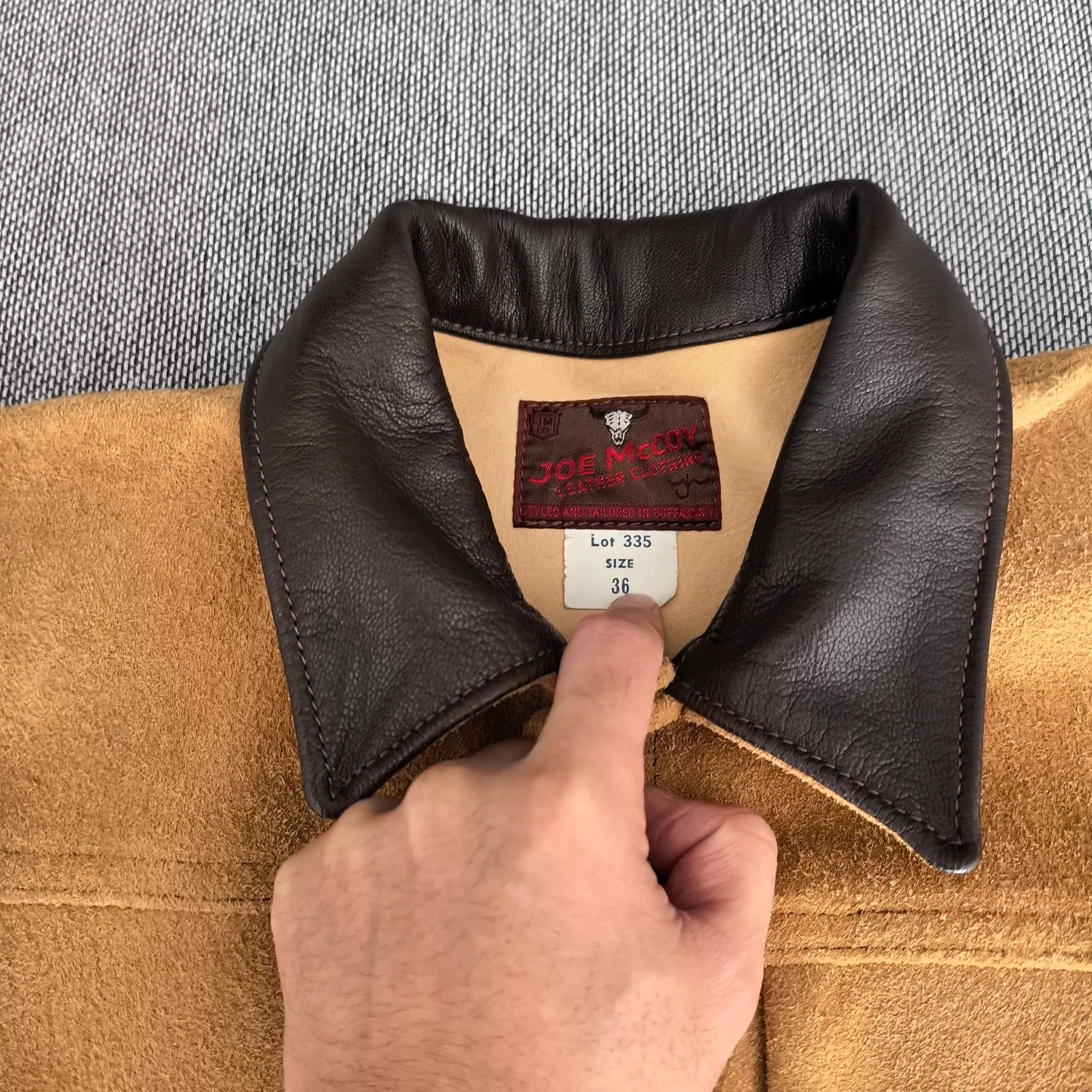 The Real McCoy's real mccoys joe mccoy suede leather jacket Size US S / EU 44-46 / 1 - 8 Thumbnail