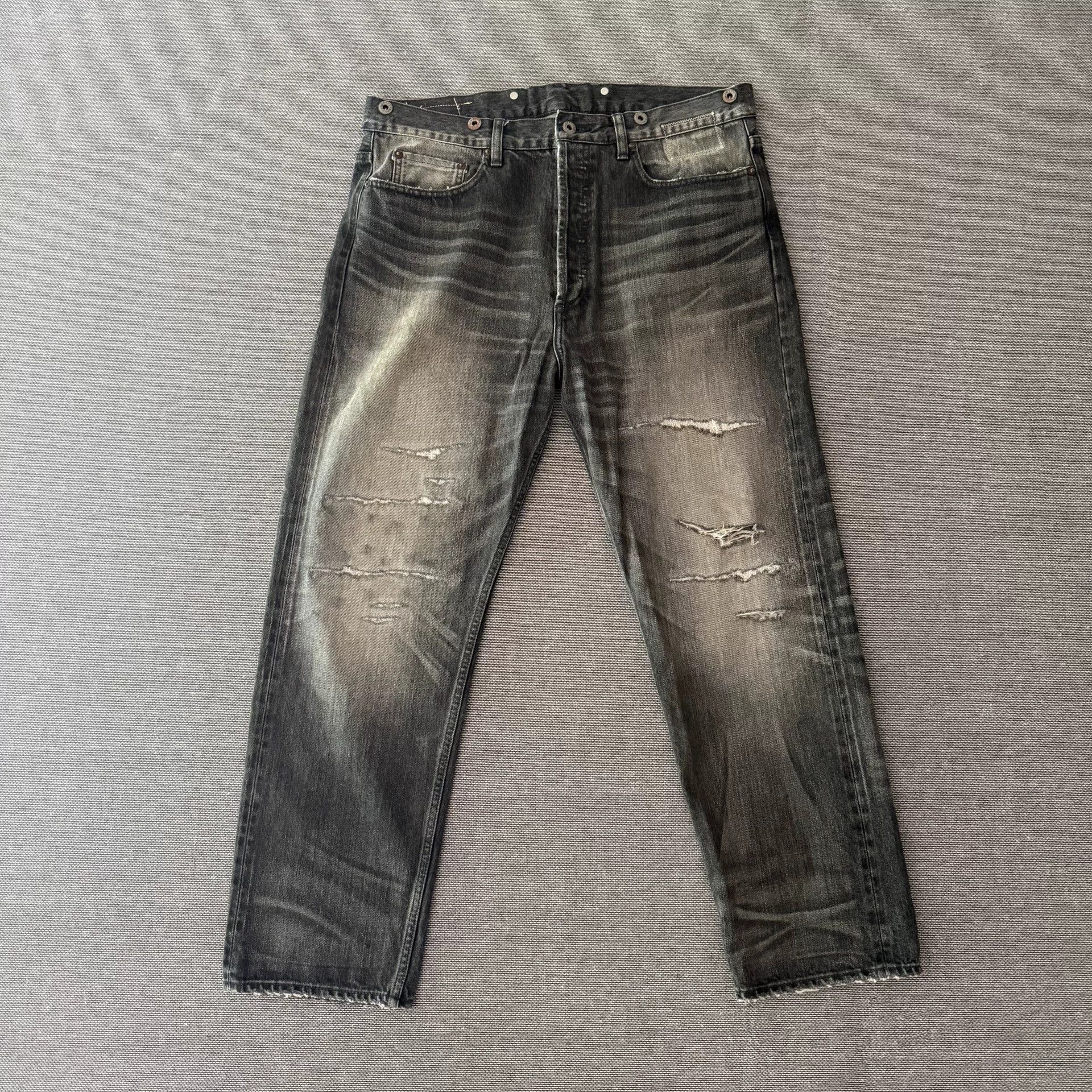 Madness madness 23aw black denim jeans Size US 34 / EU 50 - 2 Thumbnail
