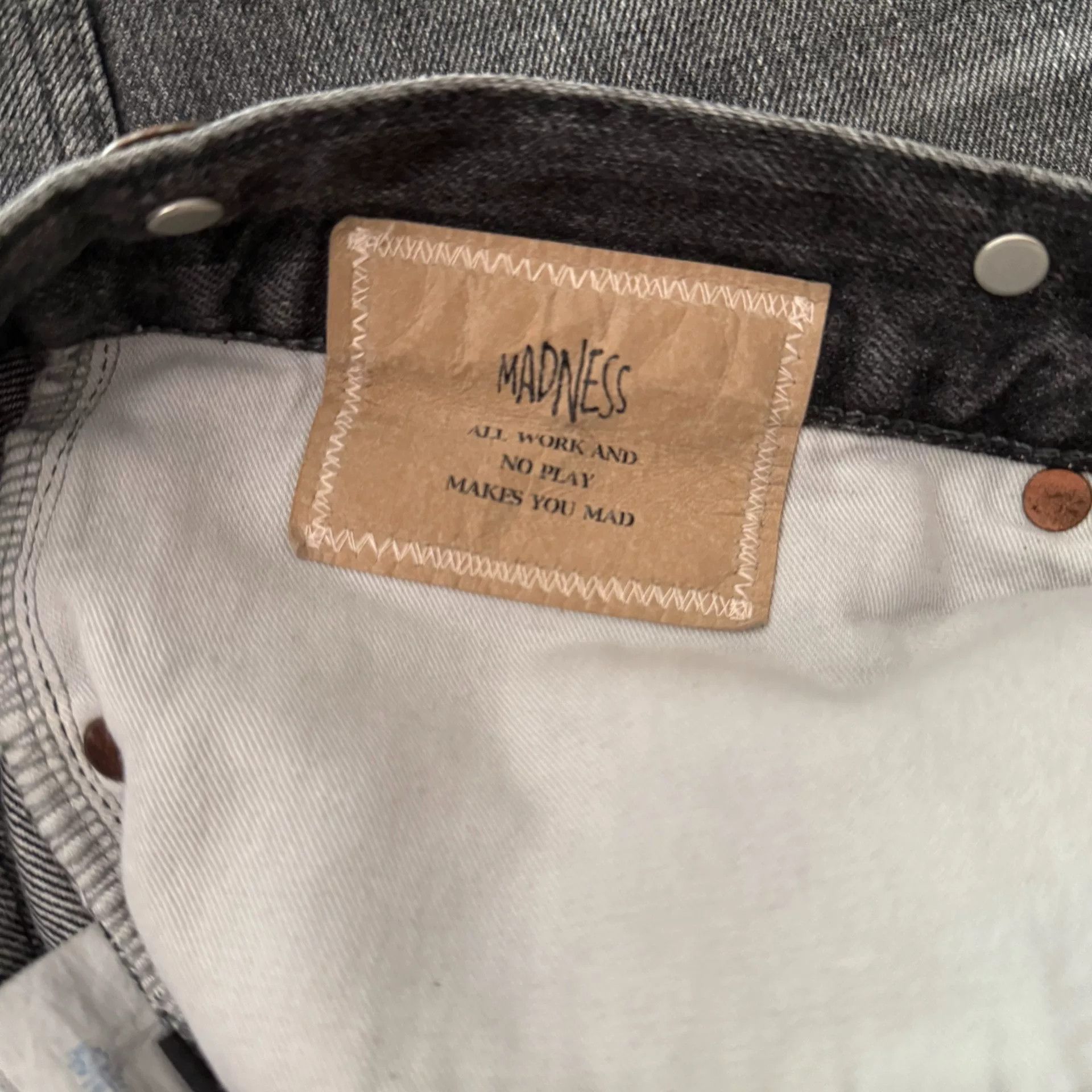 Madness madness 23aw black denim jeans Size US 34 / EU 50 - 5 Thumbnail