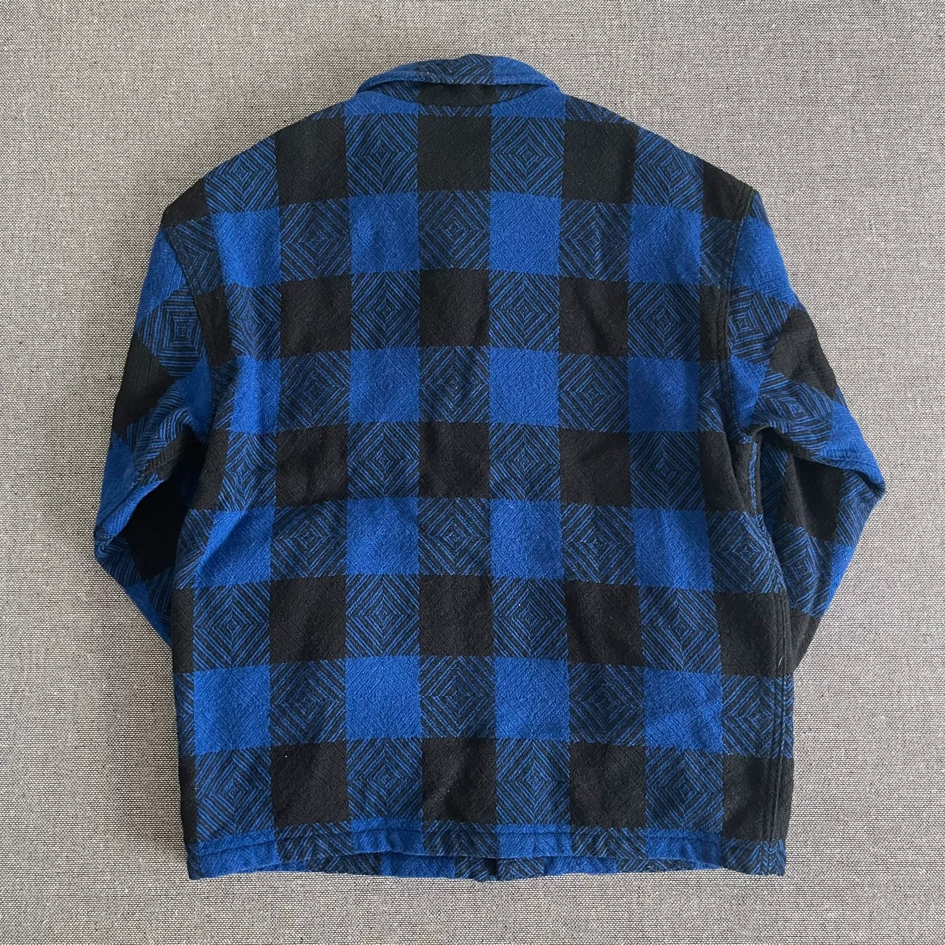 Tenderloin Tenderloin Blue Check Wool Jacket Size US M / EU 48-50 / 2 - 2 Thumbnail