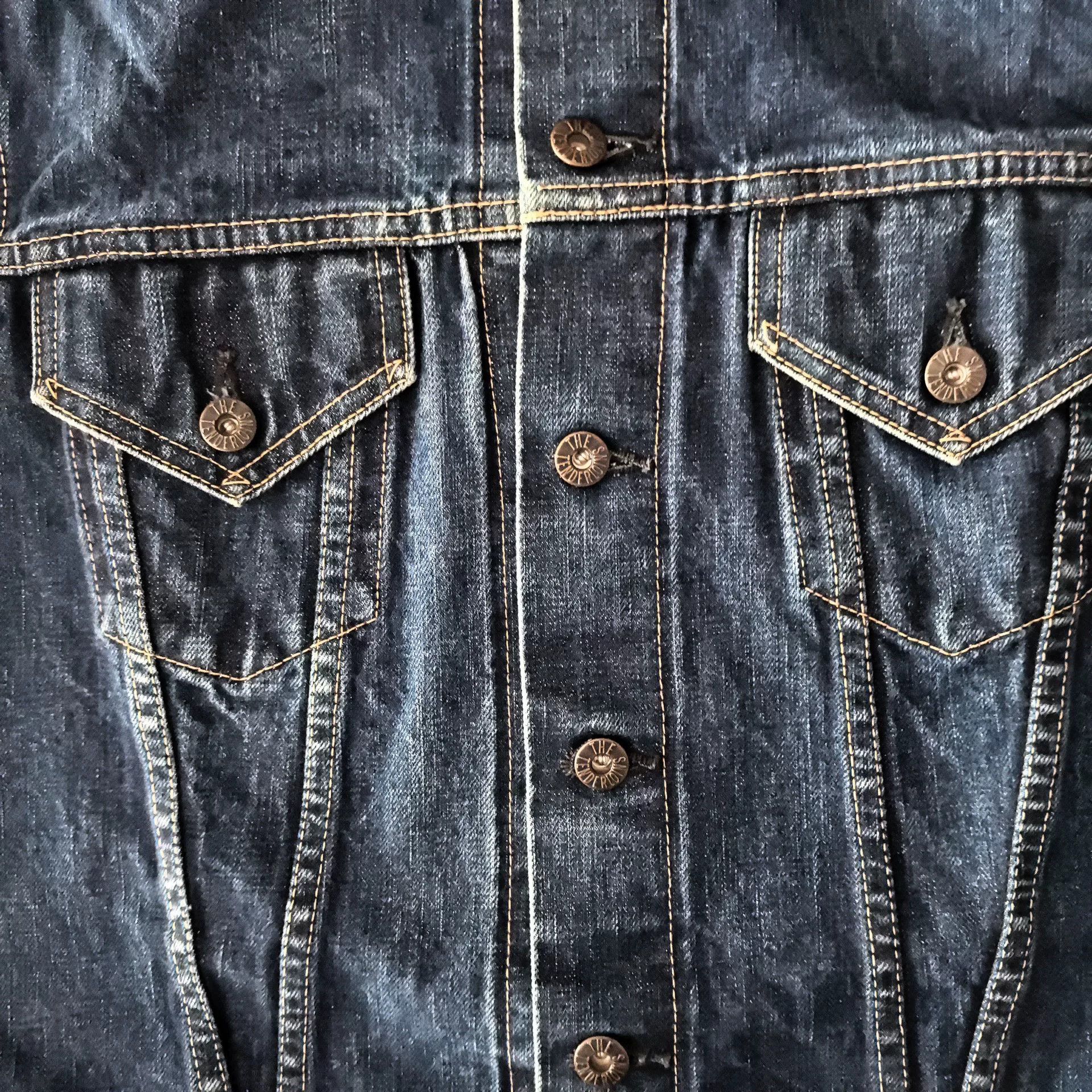 Tenderloin Tenderloin K-7 Denim Jacket with Copper Buttons Size US XS / EU 42 / 0 - 3 Thumbnail