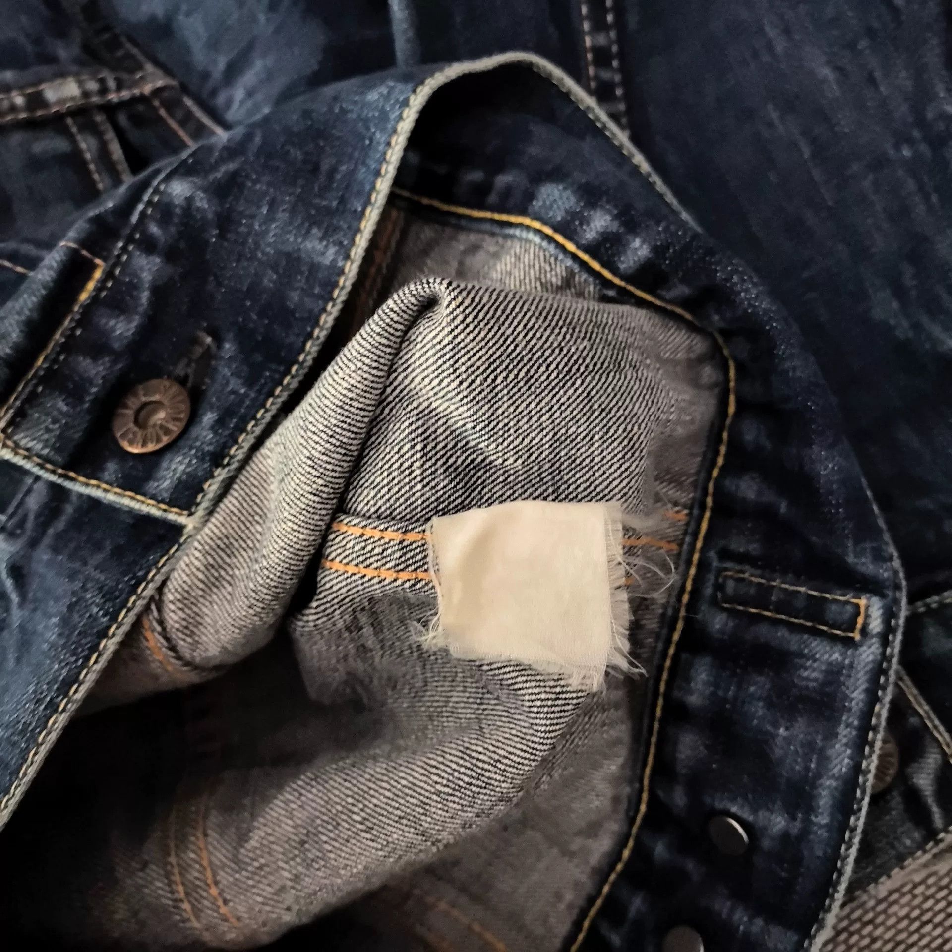 Tenderloin Tenderloin K-7 Denim Jacket with Copper Buttons Size US XS / EU 42 / 0 - 6 Thumbnail