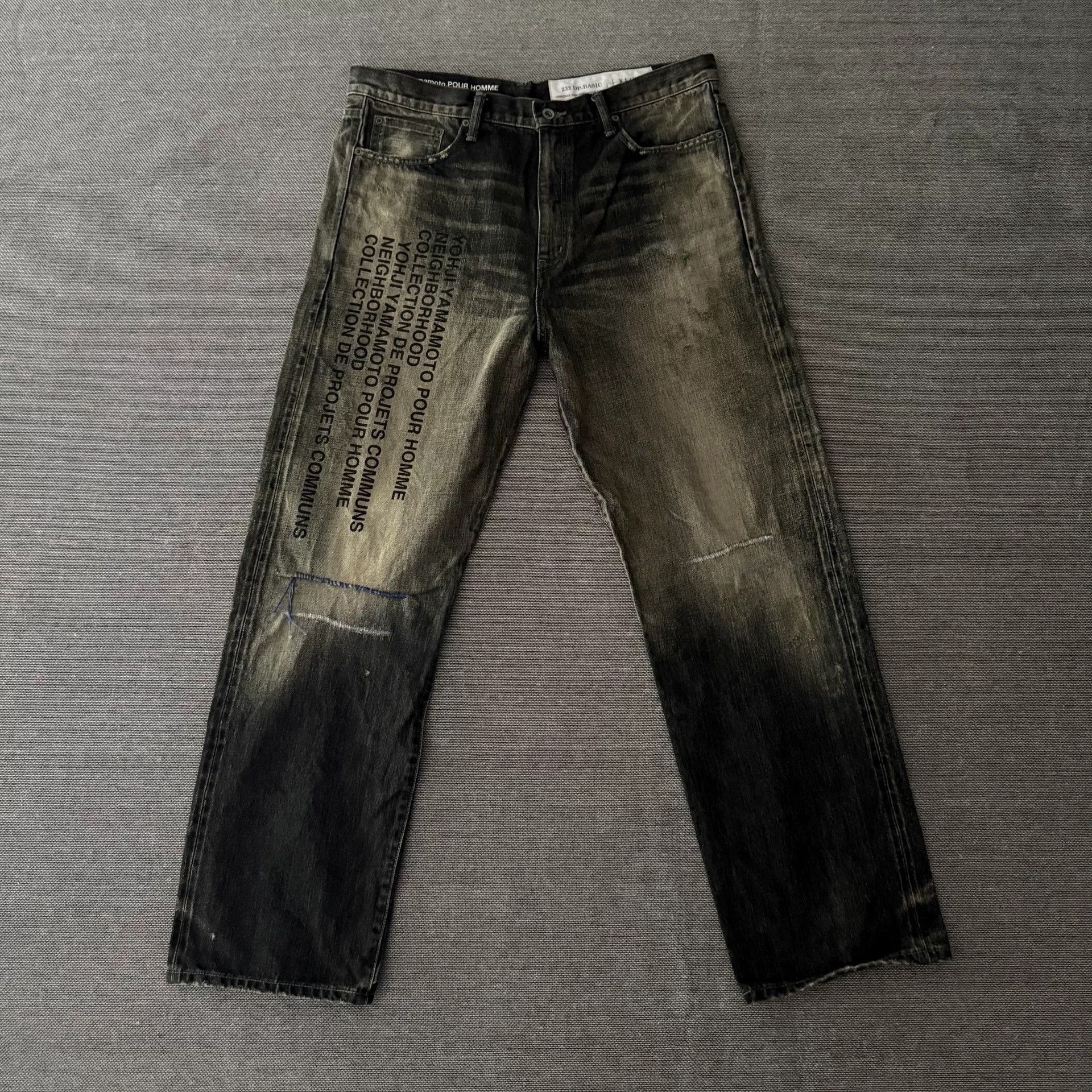 Neighborhood Neighborhood x Yohji Yamamoto Denim Pants Size US 31 - 2 Thumbnail