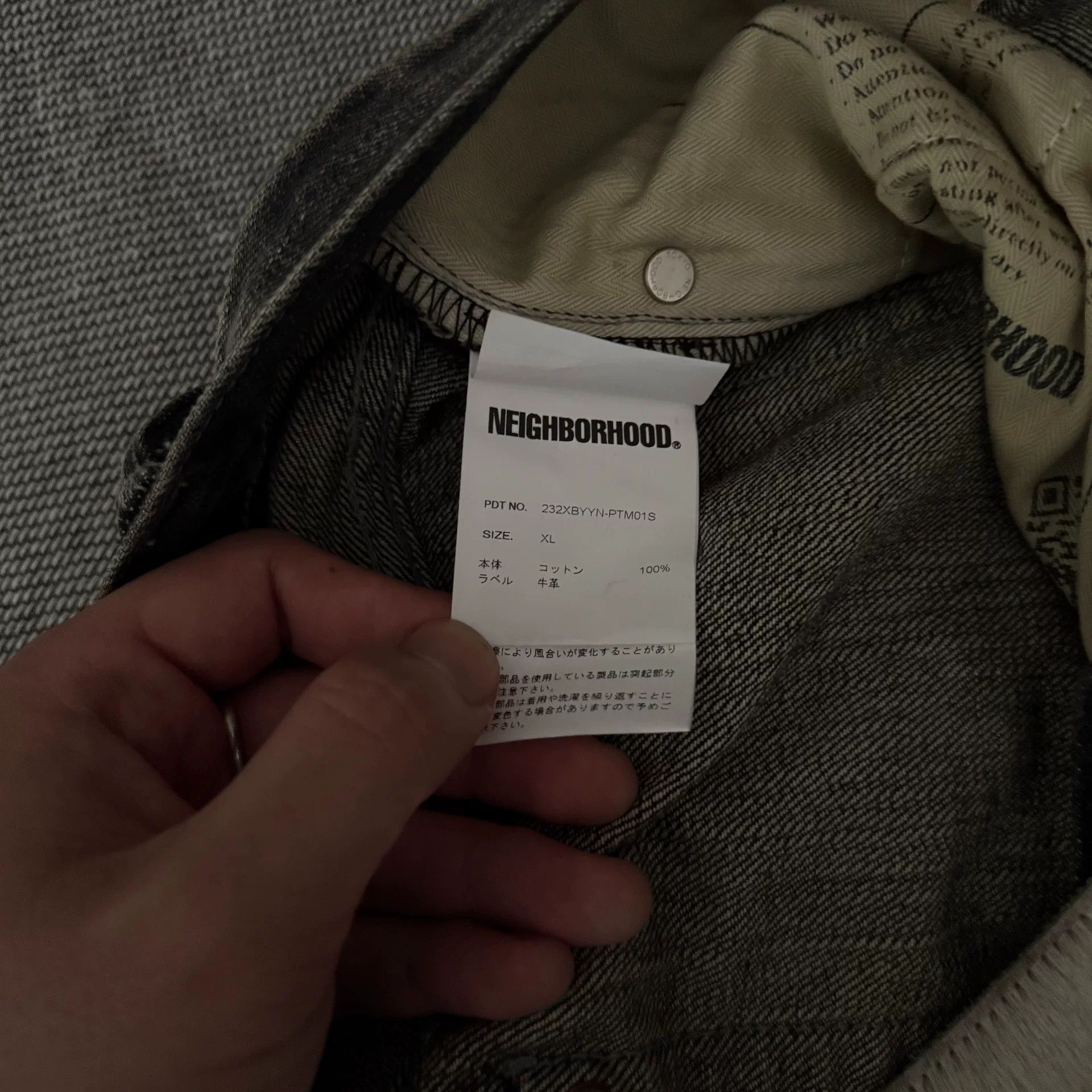 Neighborhood Neighborhood x Yohji Yamamoto Denim Pants Size US 31 - 7 Thumbnail