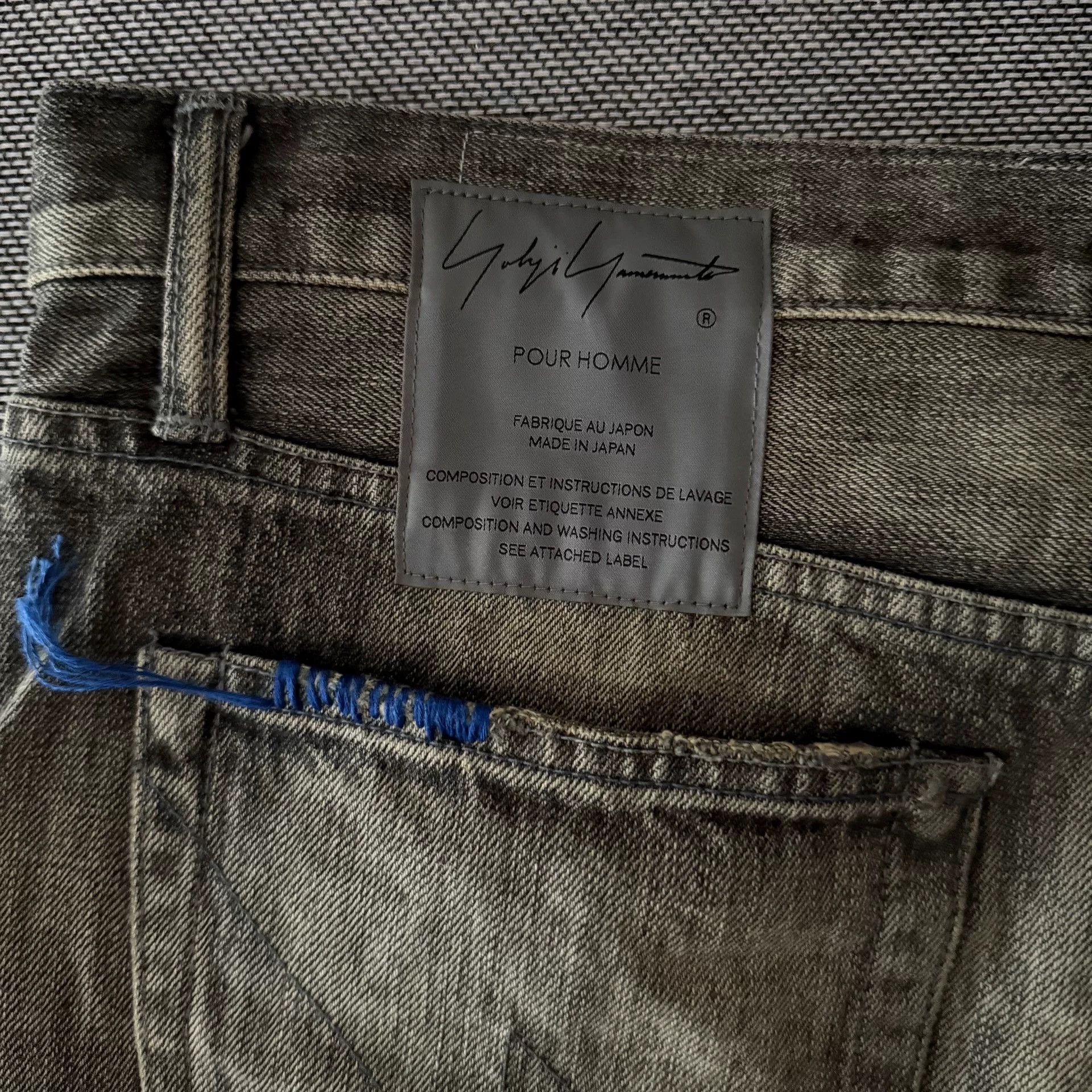 Neighborhood Neighborhood x Yohji Yamamoto Denim Pants Size US 31 - 5 Thumbnail