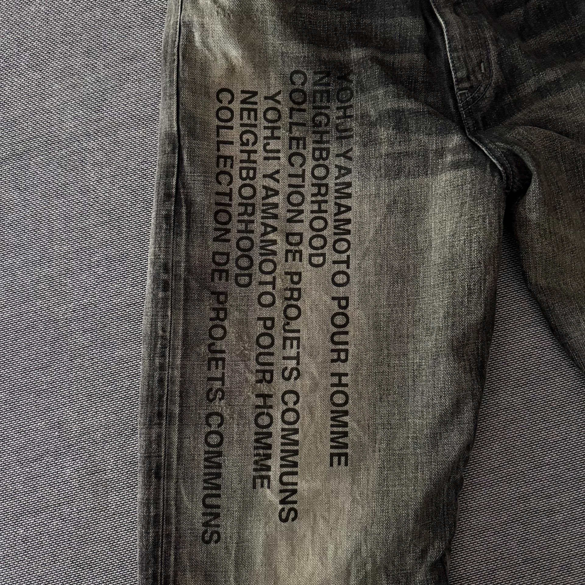 Neighborhood Neighborhood x Yohji Yamamoto Denim Pants Size US 31 - 9 Thumbnail