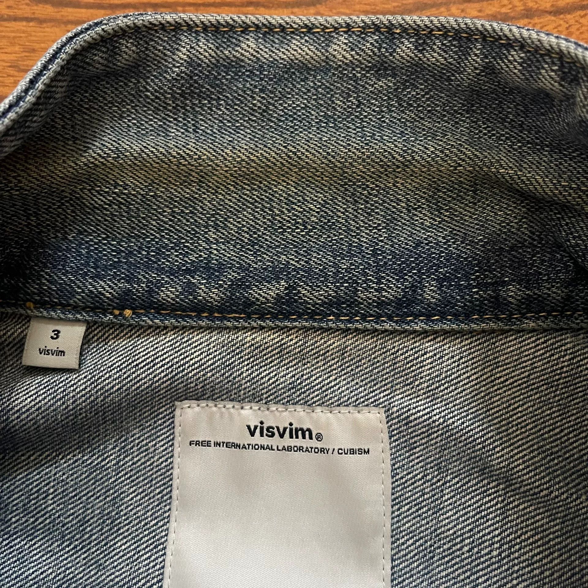 Visvim Visvim 16aw Chore Jacket Damaged Denim Outerwear Size US L / EU 52-54 / 3 - 5 Thumbnail