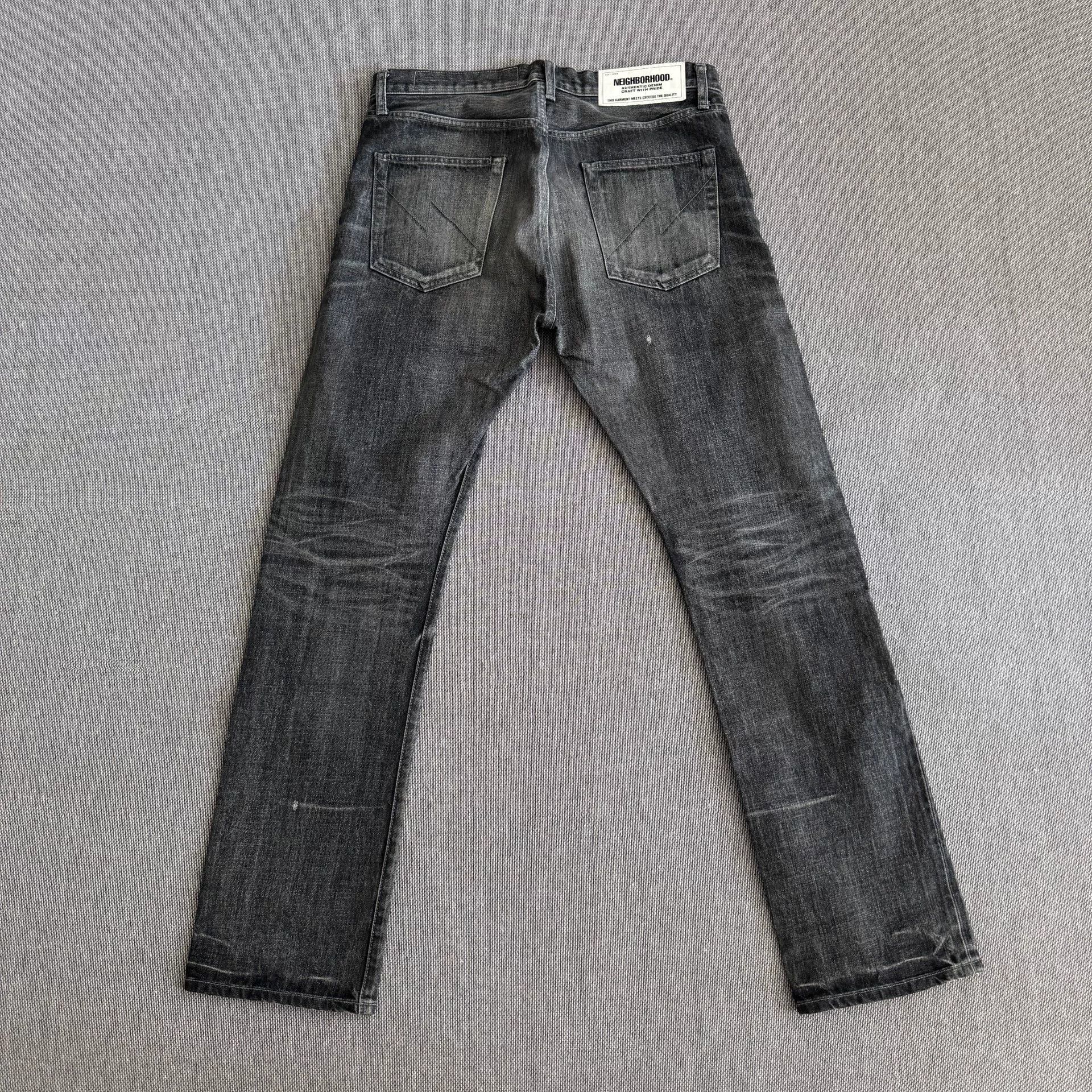 Neighborhood Neighborhood Basic Washed Denim Pants XL Size US 36 / EU 52 - 3 Thumbnail