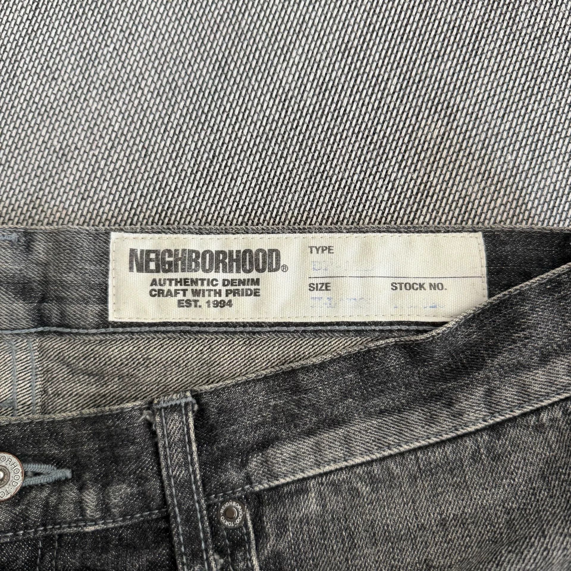 Neighborhood Neighborhood Basic Washed Denim Pants XL Size US 36 / EU 52 - 5 Thumbnail