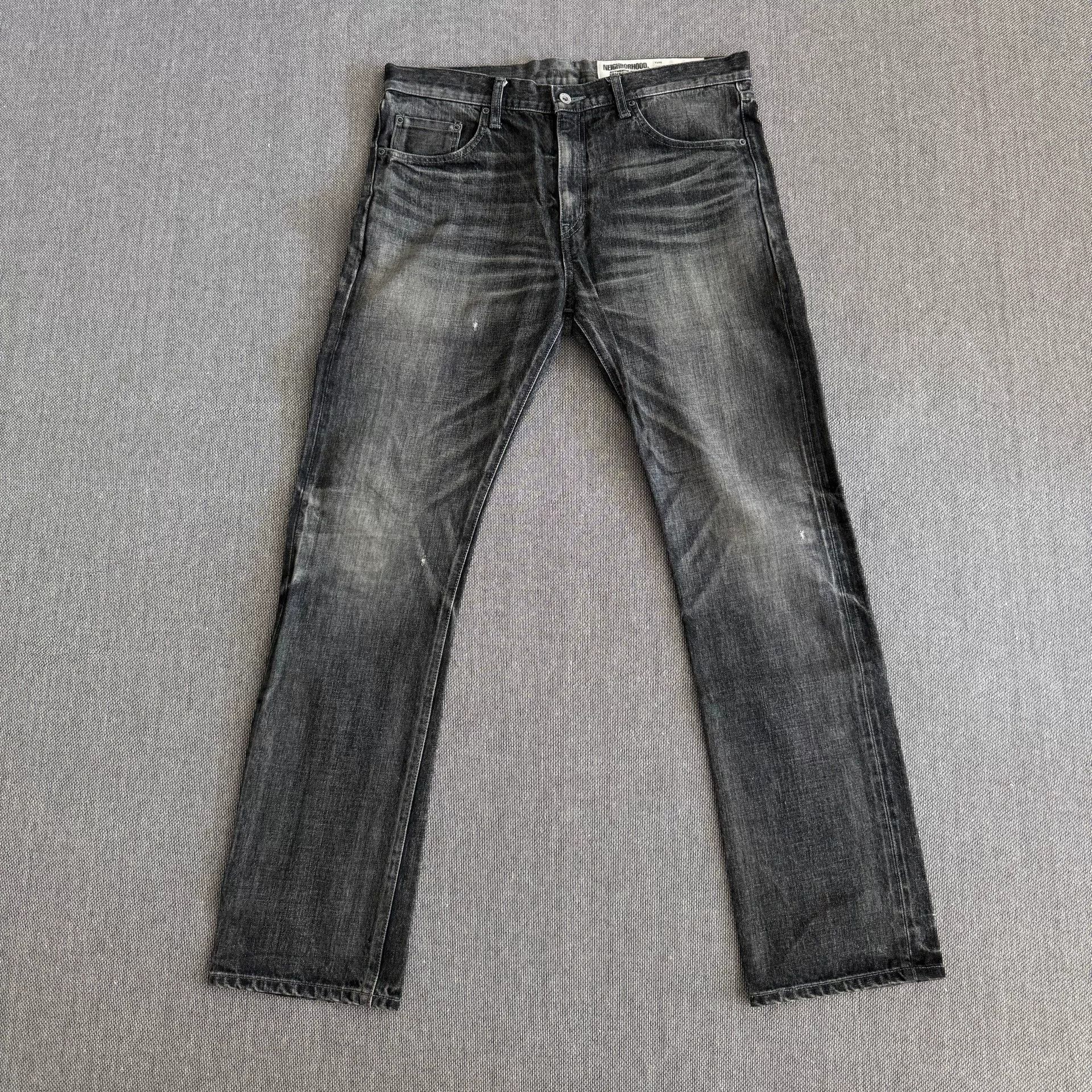 Neighborhood Neighborhood Basic Washed Denim Pants XL Size US 36 / EU 52 - 2 Thumbnail