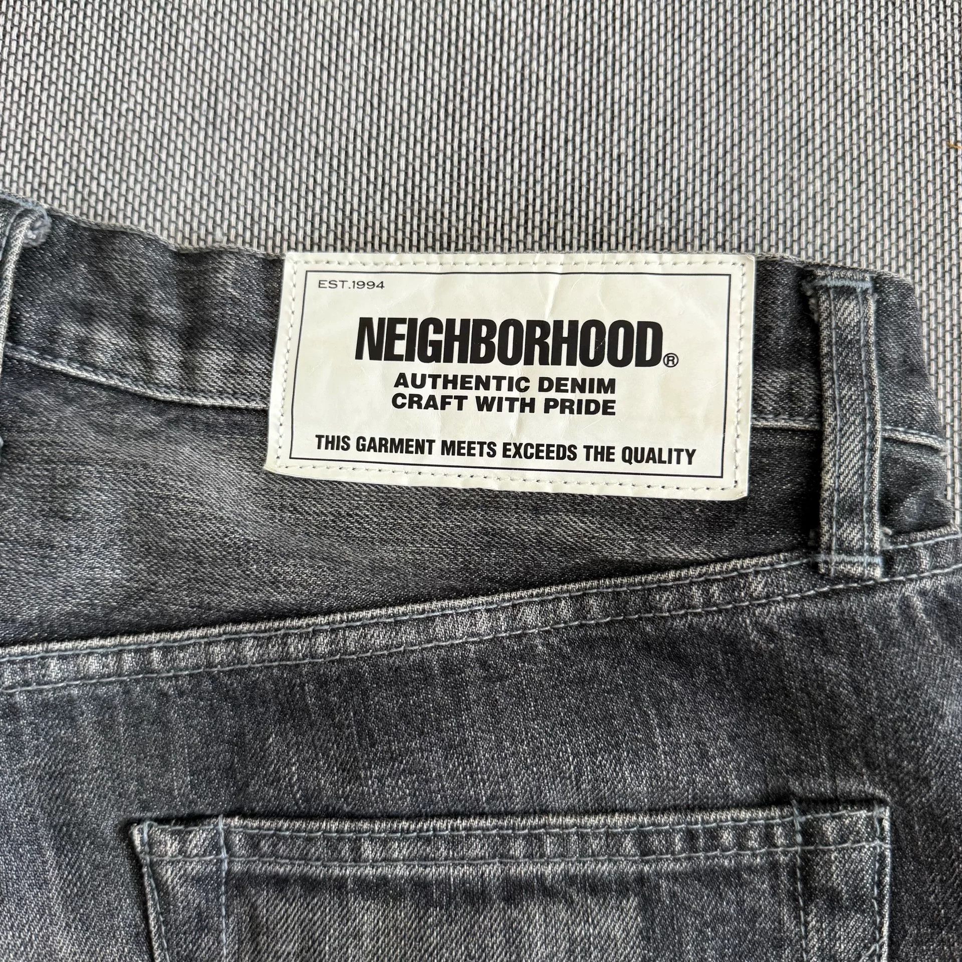 Neighborhood Neighborhood Basic Washed Denim Pants XL Size US 36 / EU 52 - 4 Thumbnail
