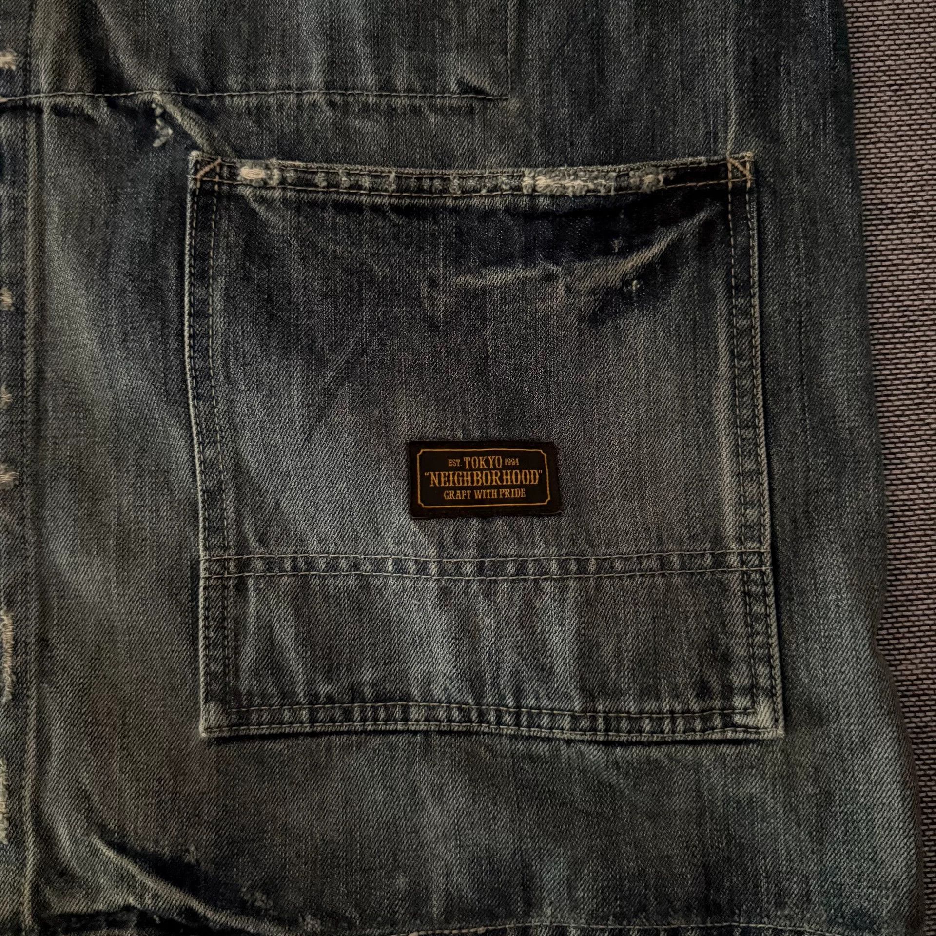 Neighborhood Neighborhood 18aw Savage Denim Work Jacket Size US XL / EU 56 / 4 - 7 Thumbnail