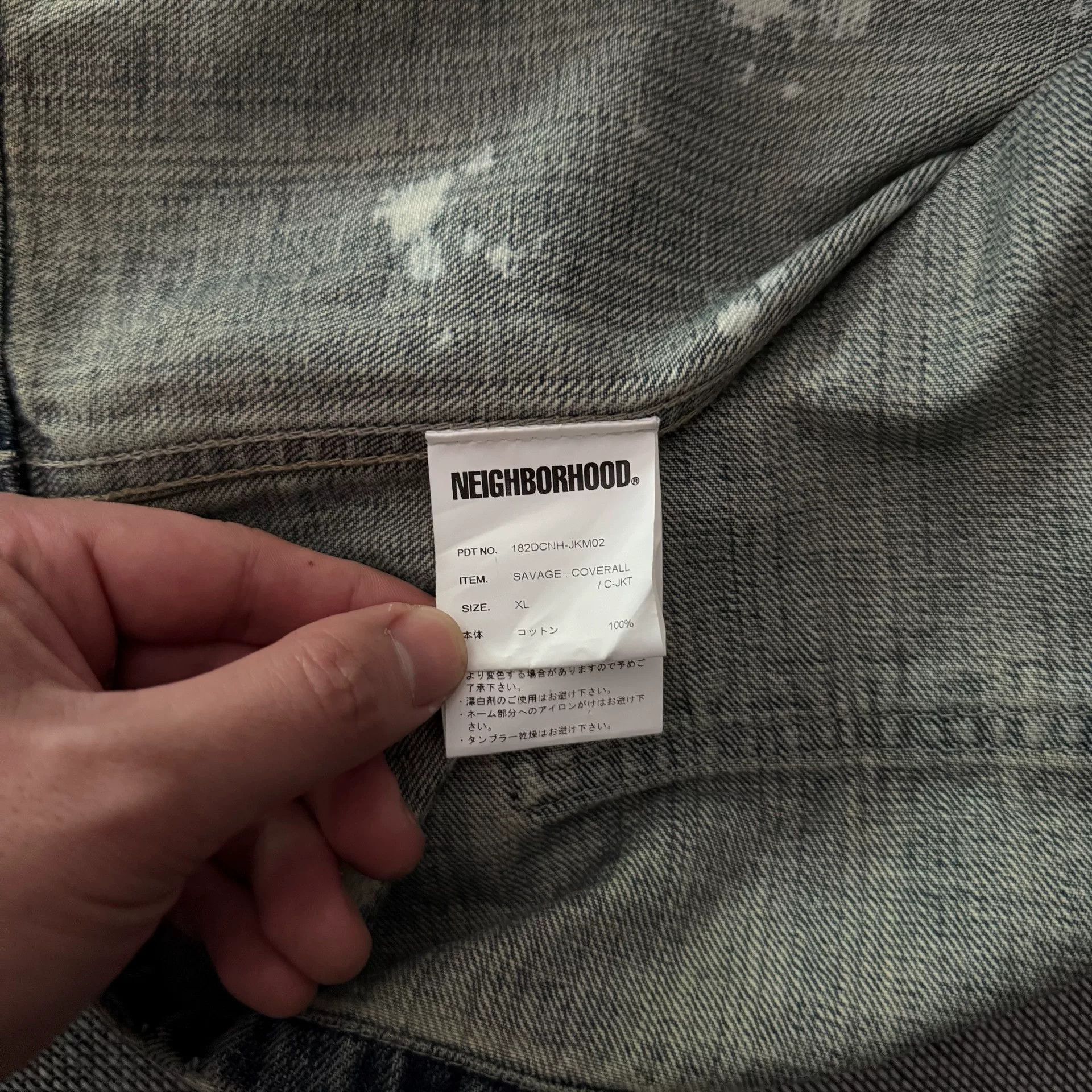 Neighborhood Neighborhood 18aw Savage Denim Work Jacket Size US XL / EU 56 / 4 - 9 Thumbnail