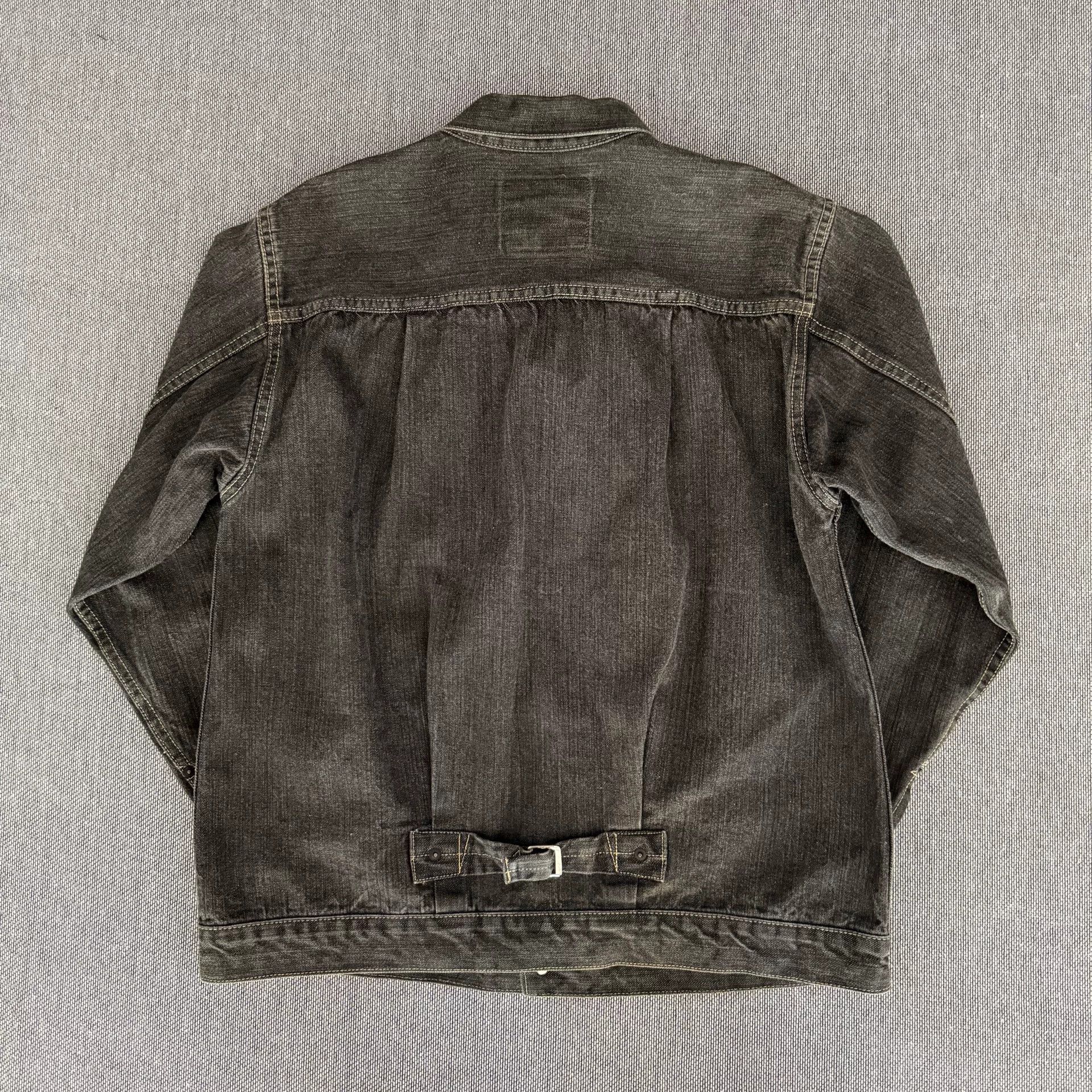 Tenderloin black washed denim jacket by tenderloin k-7 Size US L / EU 52-54 / 3 - 2 Thumbnail