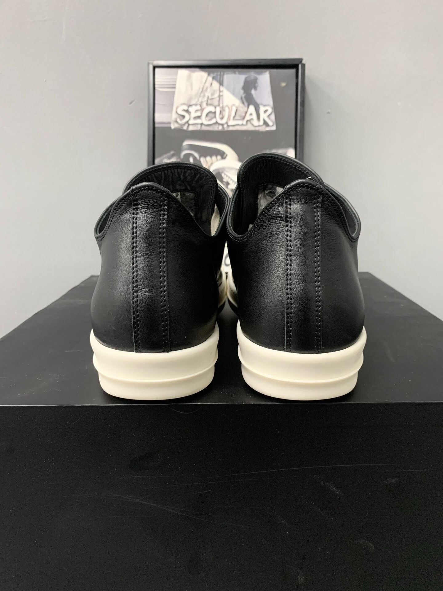 Rick Owens rick owens low-top leather sneakers Size US 10 / EU 43 - 7 Thumbnail