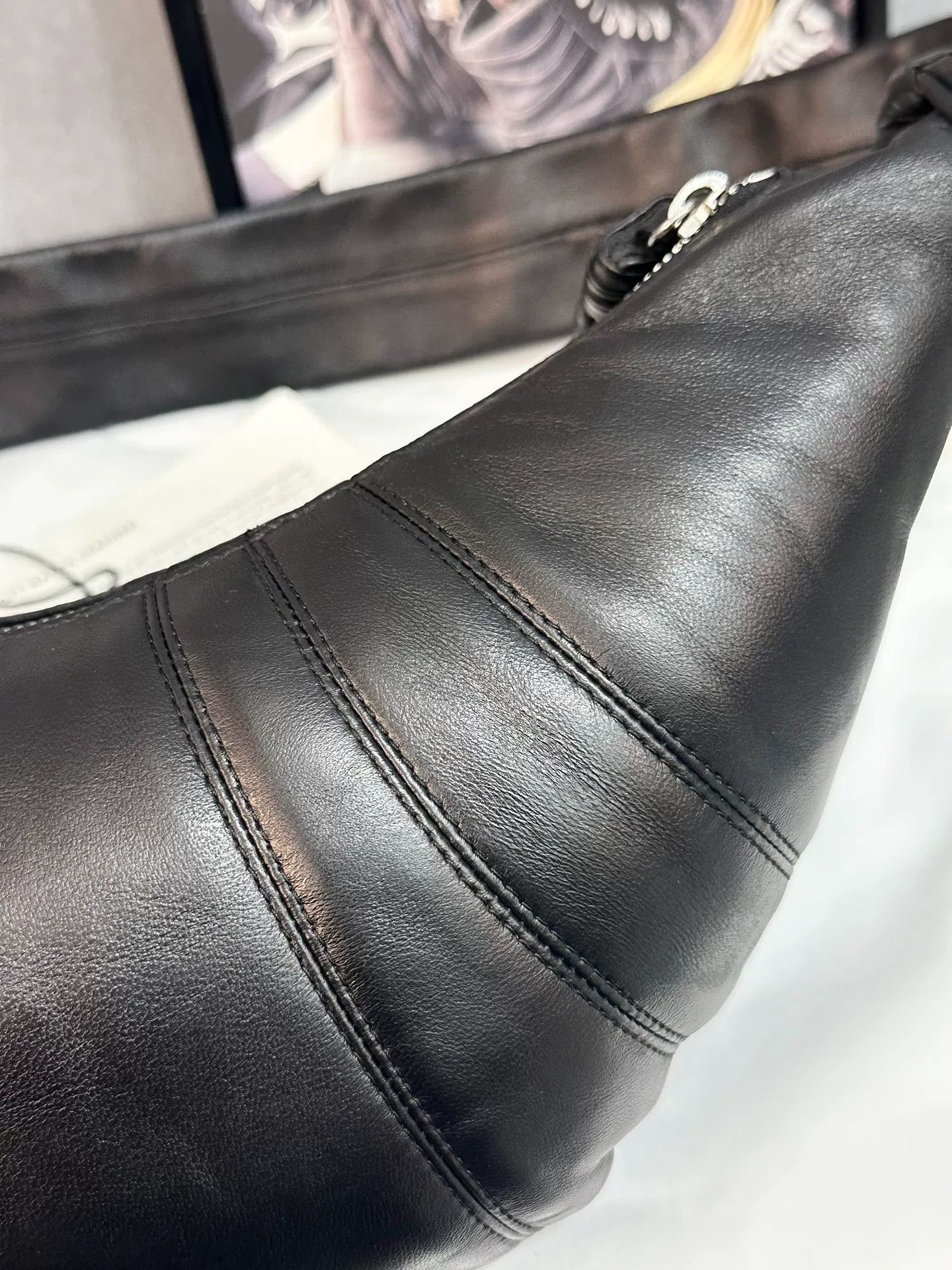 Lemaire new black leather croissant bag Size ONE SIZE - 6 Thumbnail