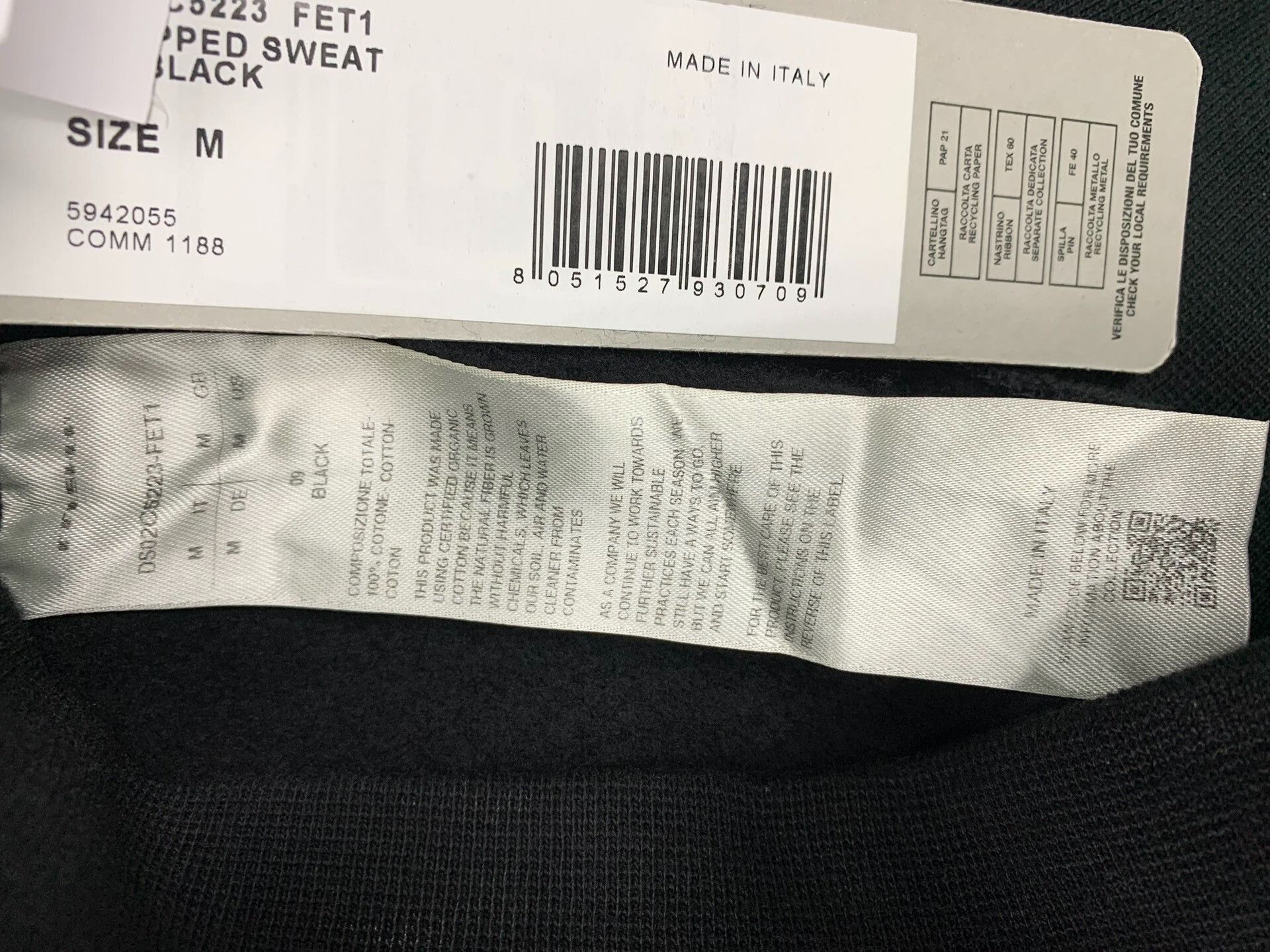 Rick Owens rick owens black cropped star sweatshirt Size M / US 6-8 / IT 42-44 - 6 Thumbnail