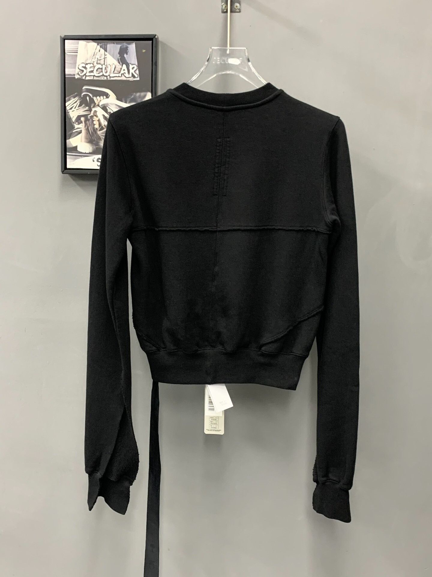 Rick Owens rick owens black cropped star sweatshirt Size M / US 6-8 / IT 42-44 - 2 Thumbnail