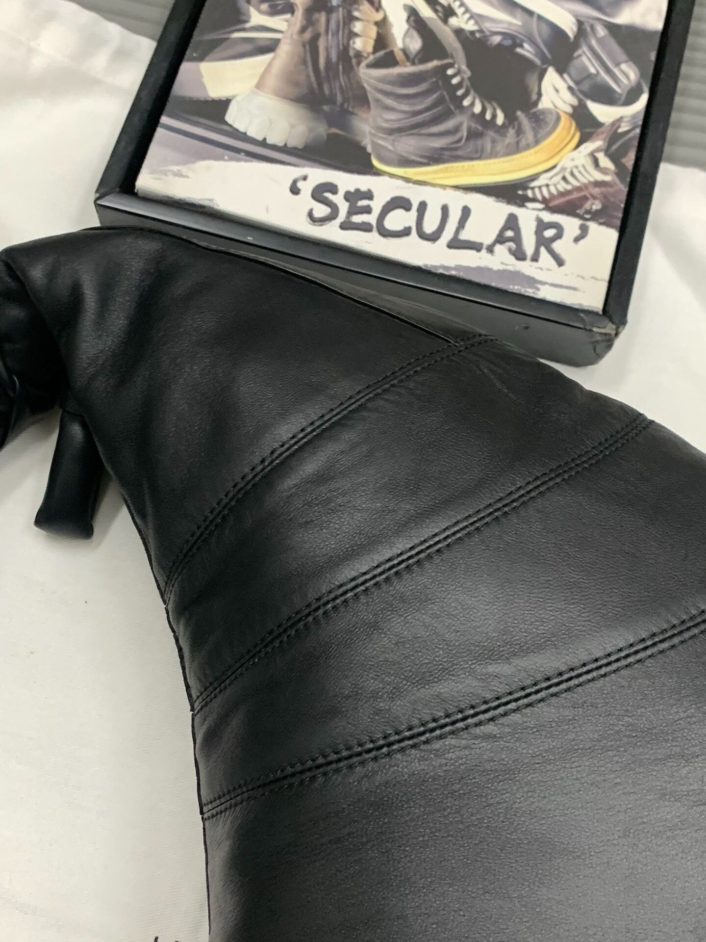 Lemaire large black hobo leather handbag by Lemaire Size ONE SIZE - 9 Thumbnail