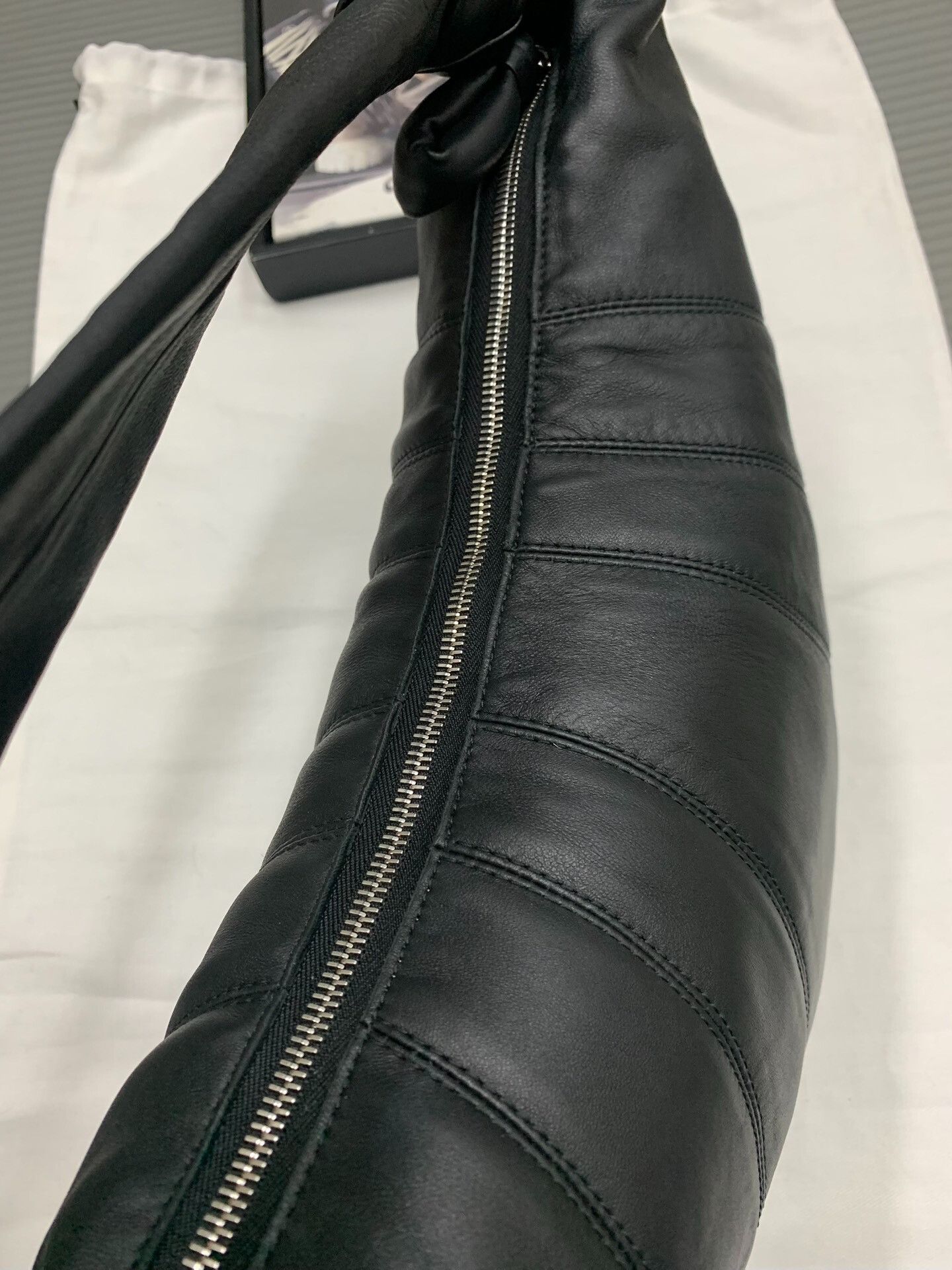 Lemaire large black hobo leather handbag by Lemaire Size ONE SIZE - 5 Thumbnail